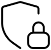 Shield with lock icon