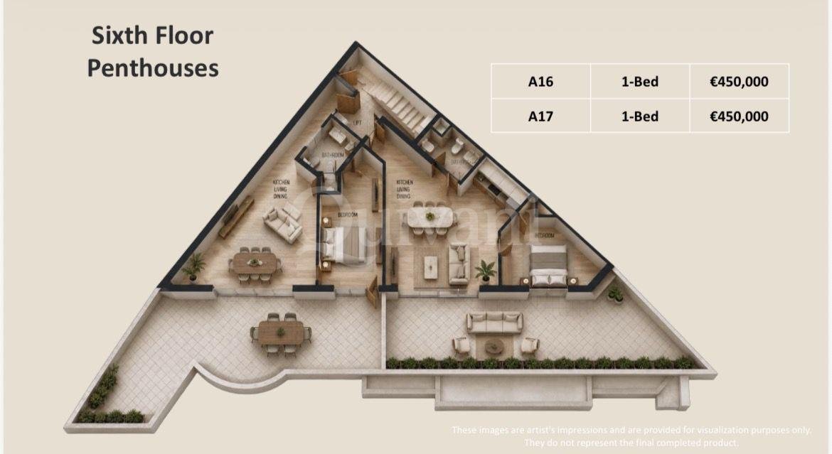 Ta' Xbiex, Finished, Maisonette