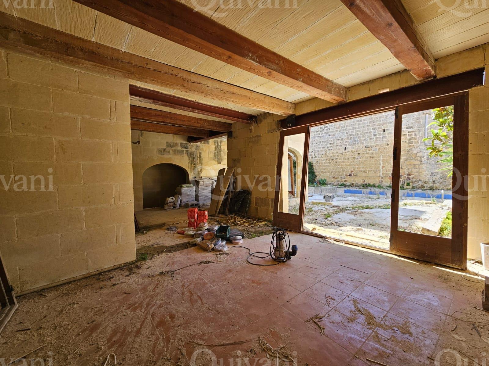 Double Fronted Semi Finished House of Character in Sannat