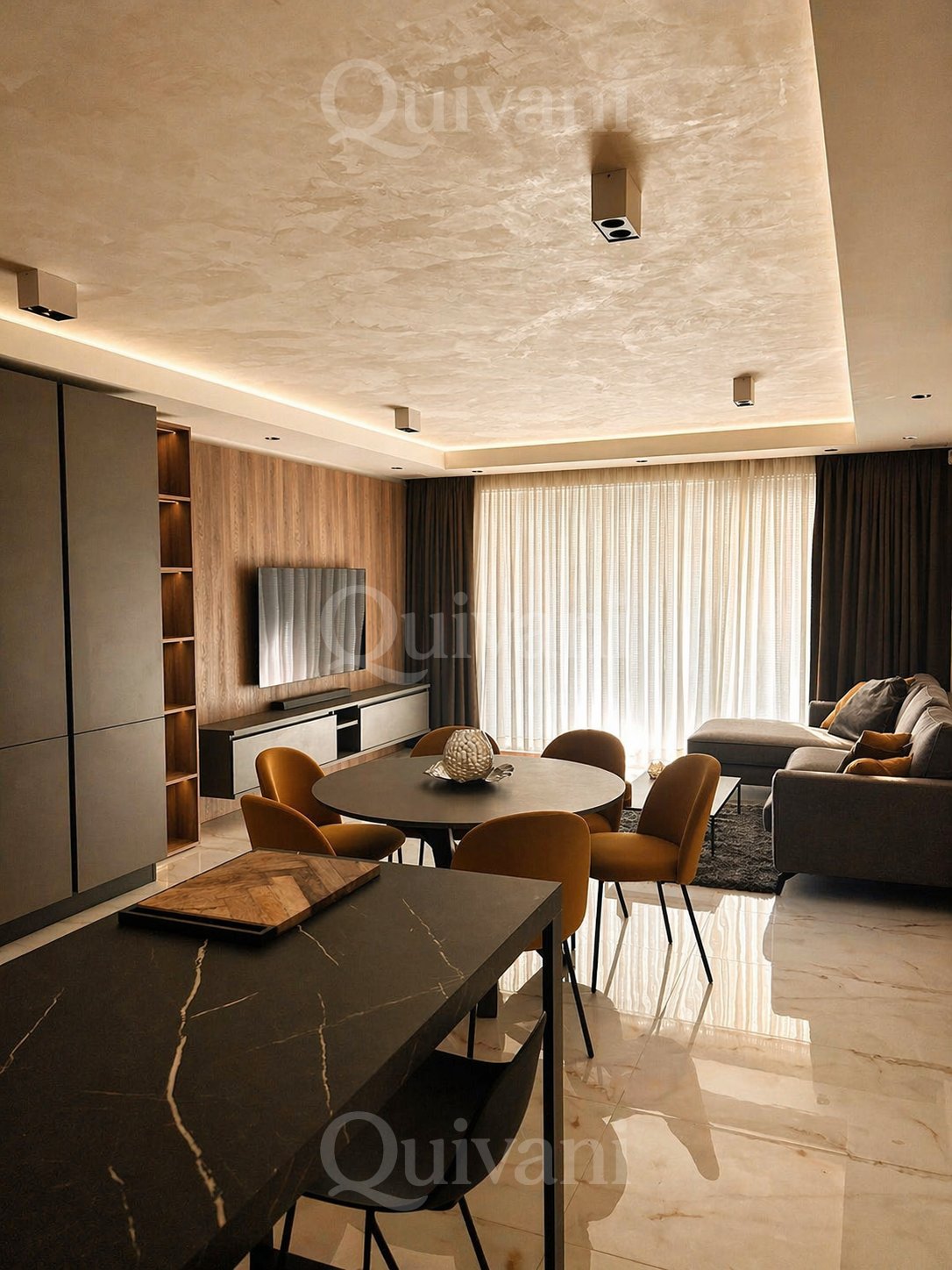 Designer-Finished & Furnished South-Facing 2-Bedroom ground floor unit with Pool