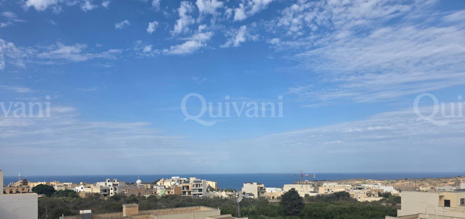 3-BEDROOM SHELL FORM PENTHOUSE ON PLAN | XAGĦRA | ODZ