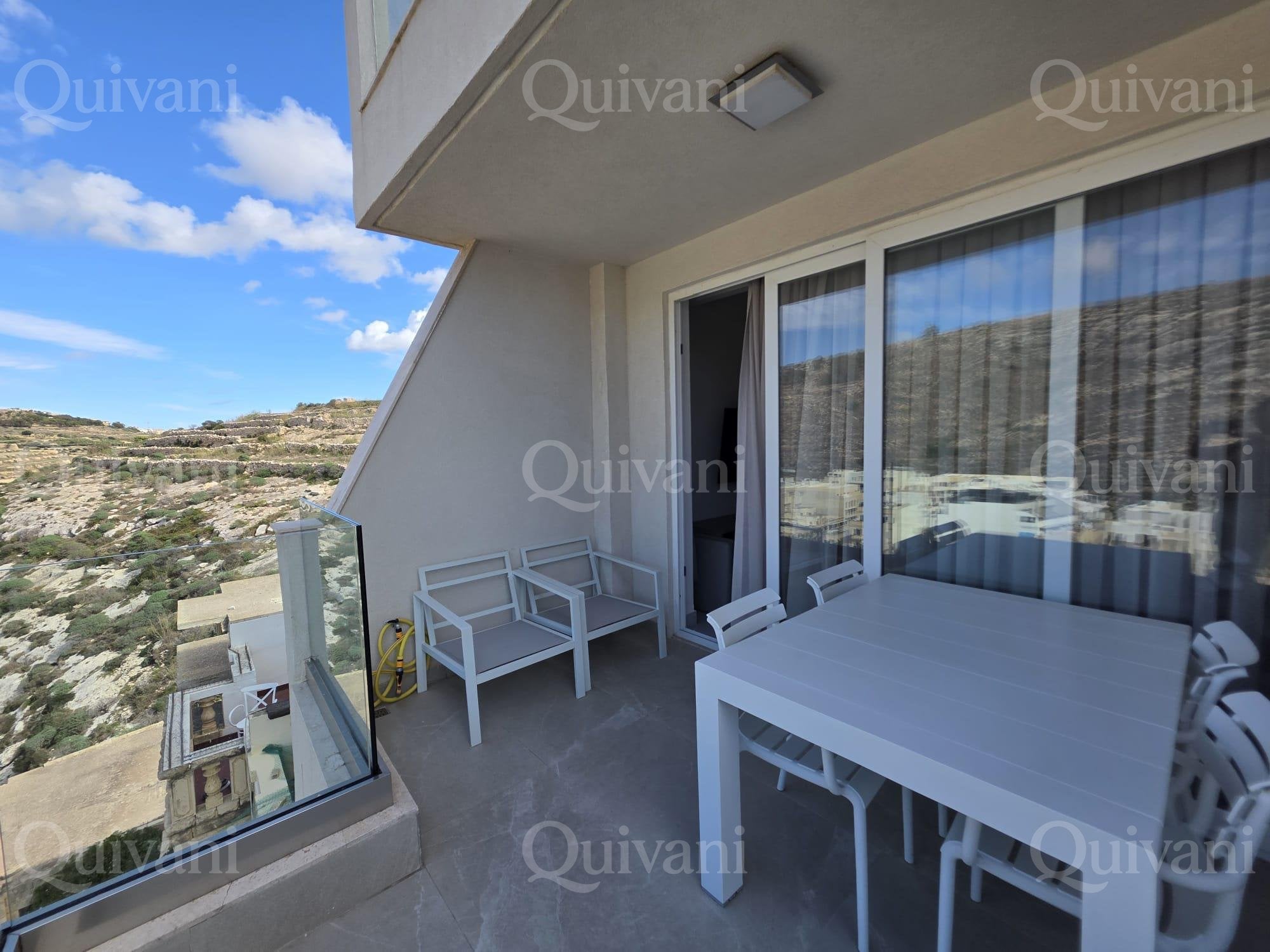 1-Bedroom Apartment with Views in Upper Xlendi