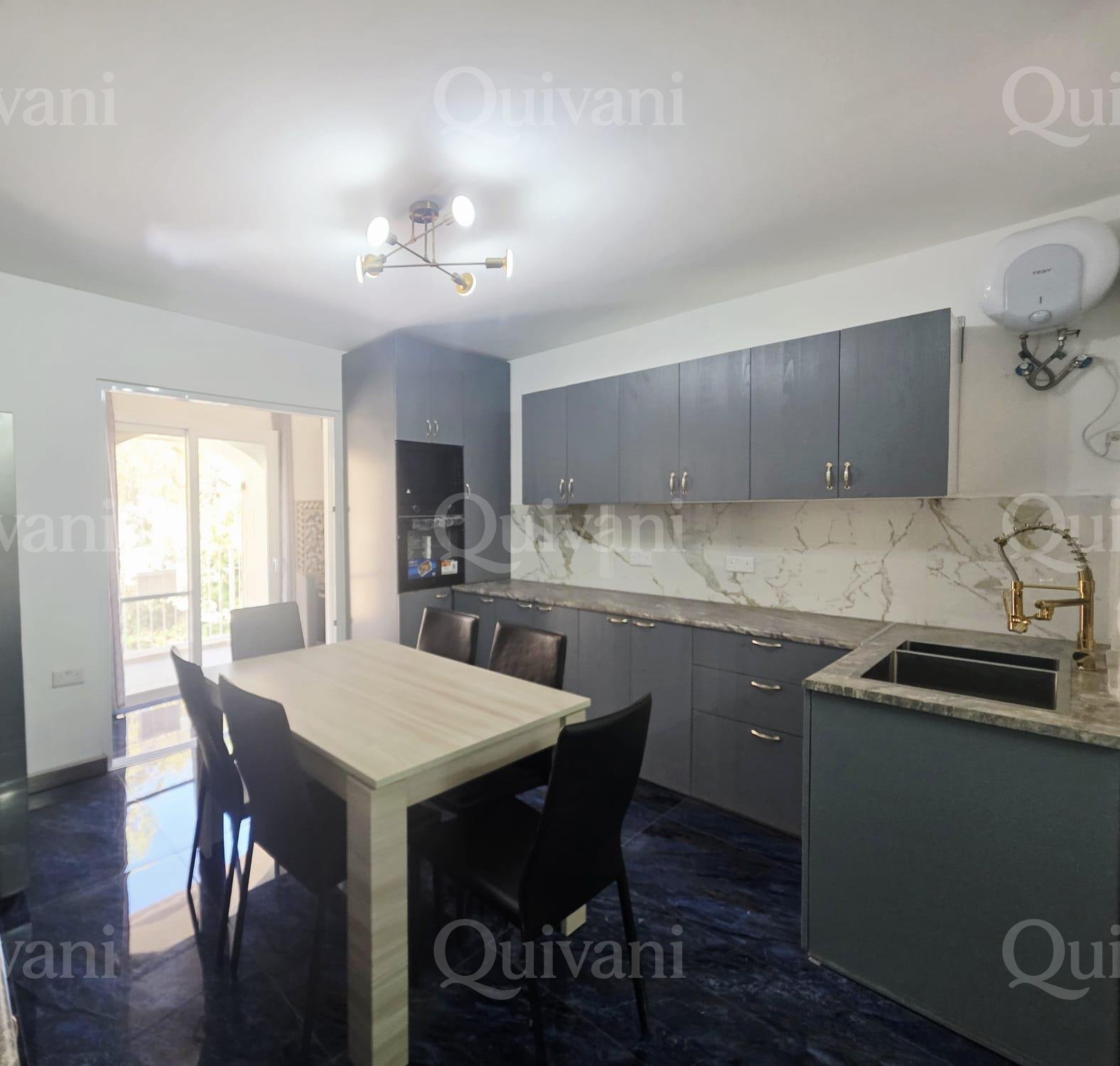 3-Bedroom Fully Furnished Apartment with backyard in Qala