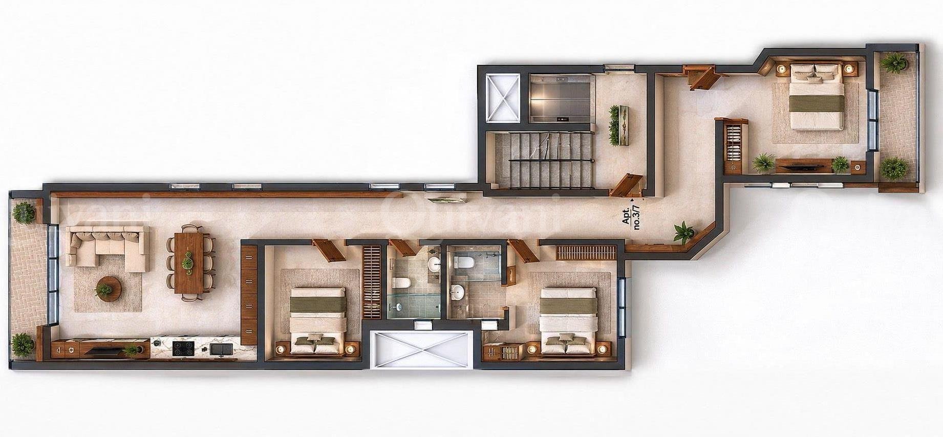 Xewkija, Shell Form Apartment