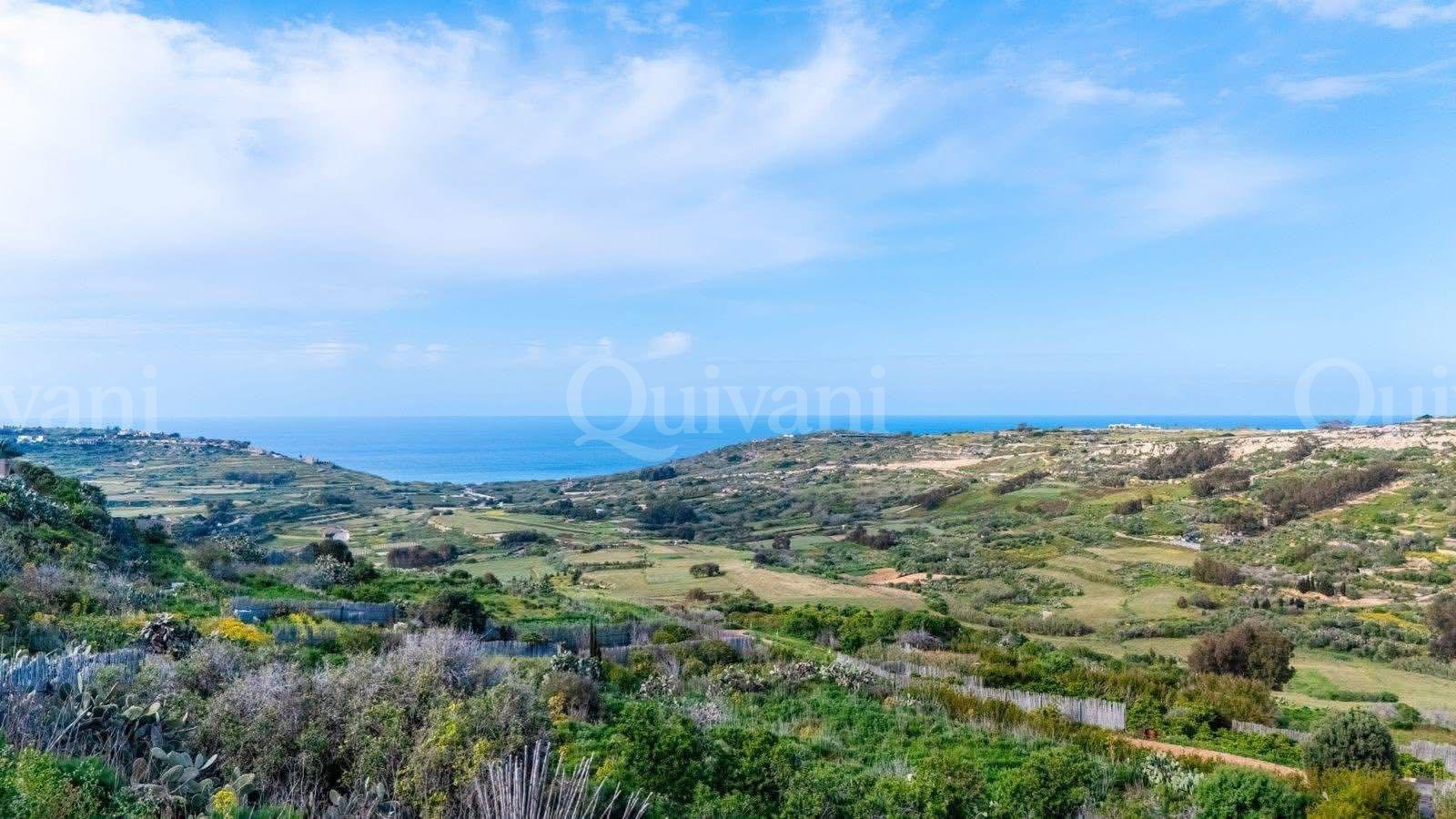 Nadur, Corner Semi-Detached Apartment with Guaranteed Panoramic Views
