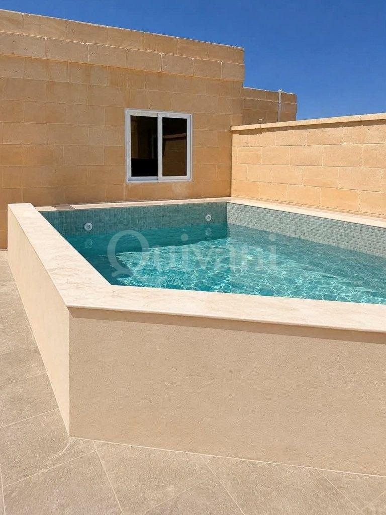 Zebbug, Finished Terrace House with pool
