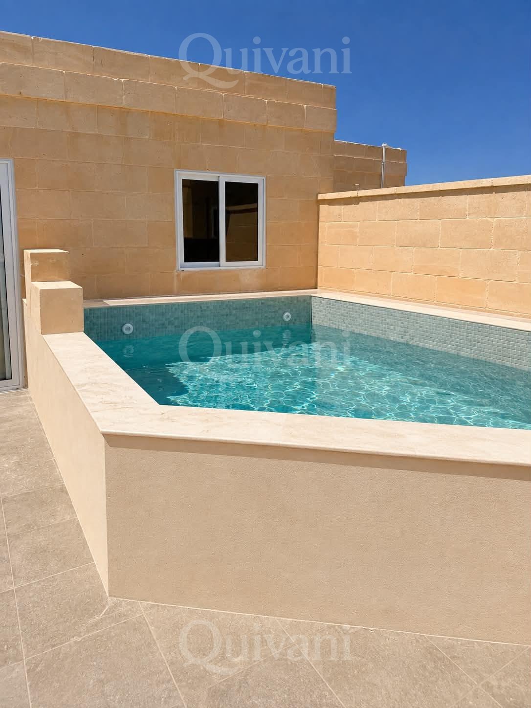 Finished Terrace House with pool