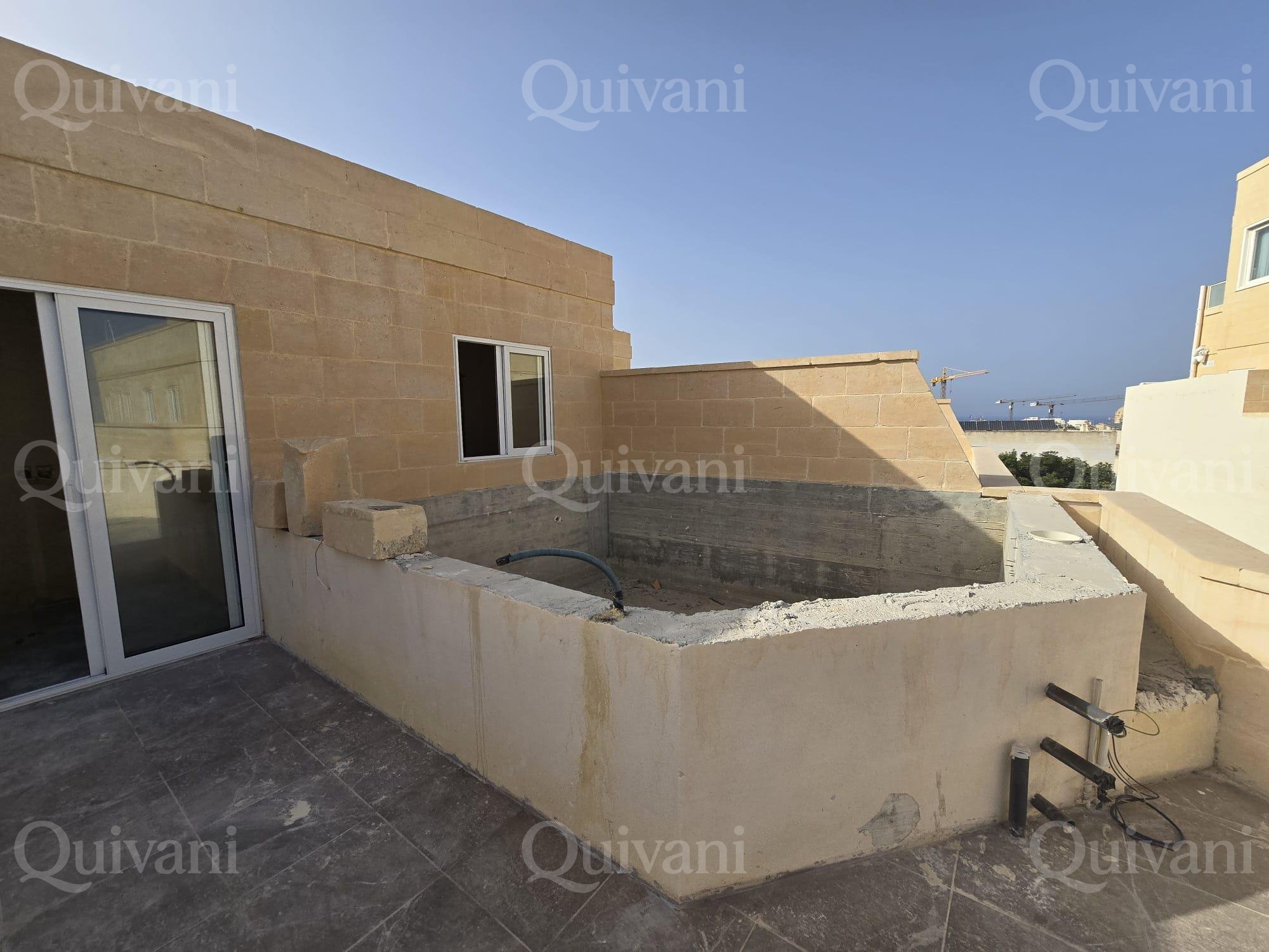 Finished Terrace House with pool