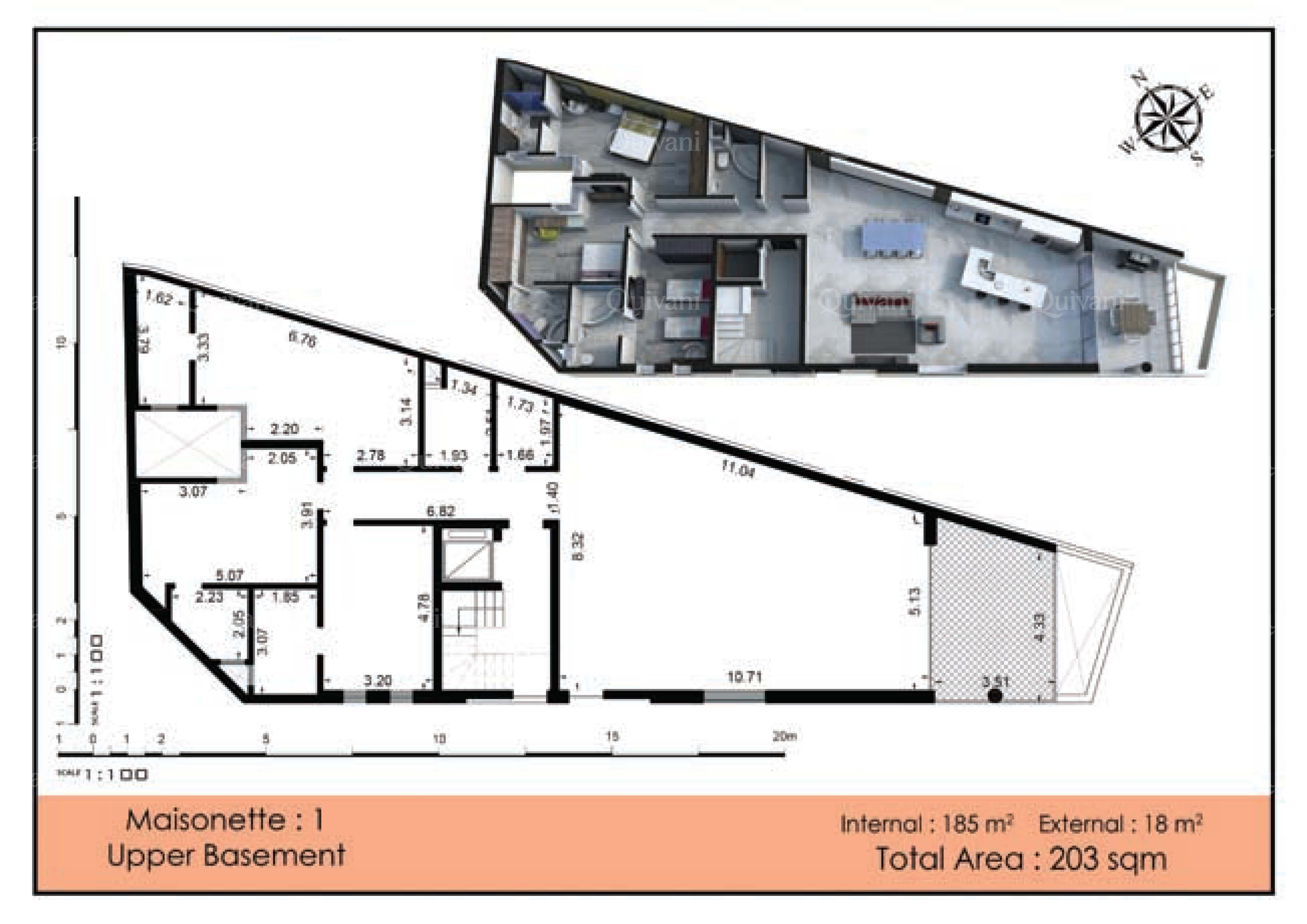 Qala, Shell form Maisonette