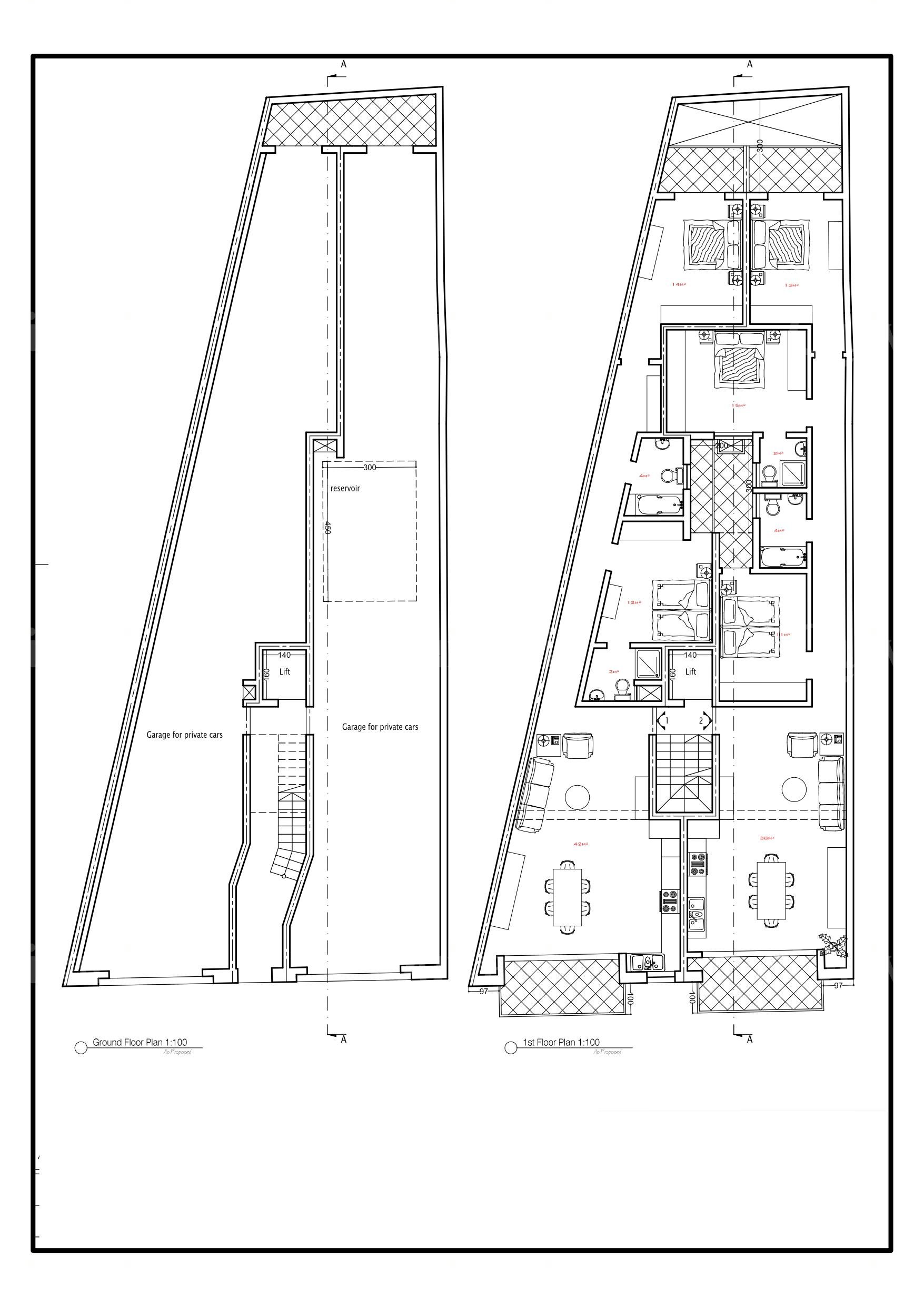 Victoria, Shell form Penthouse