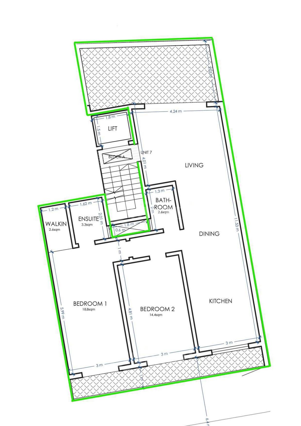 Sannat, Shell form Penthouse