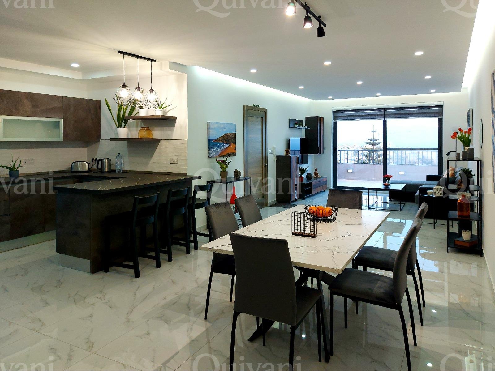 Xaghra, Furnished Penthouse