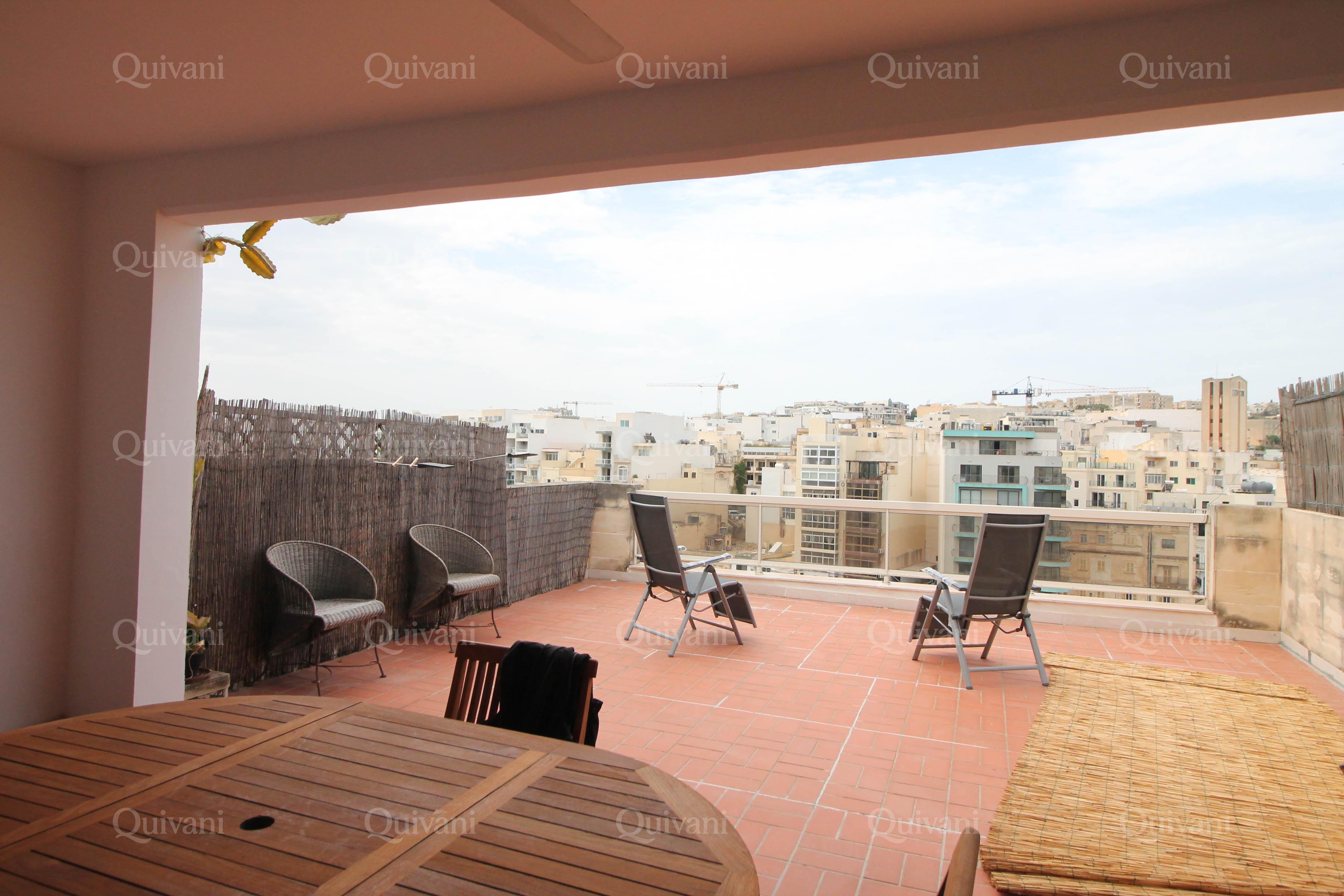 St Julians, Furnished Penthouse