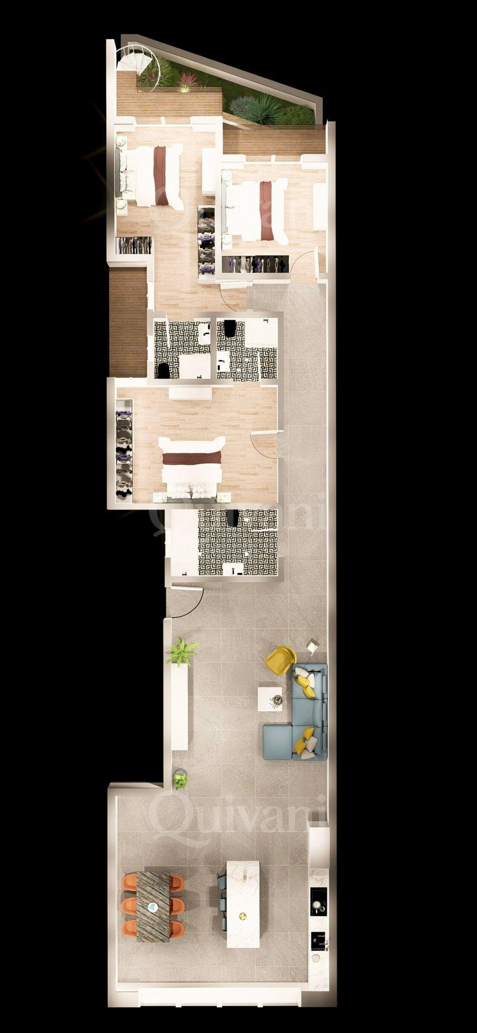 Xewkija, Shell form Apartment