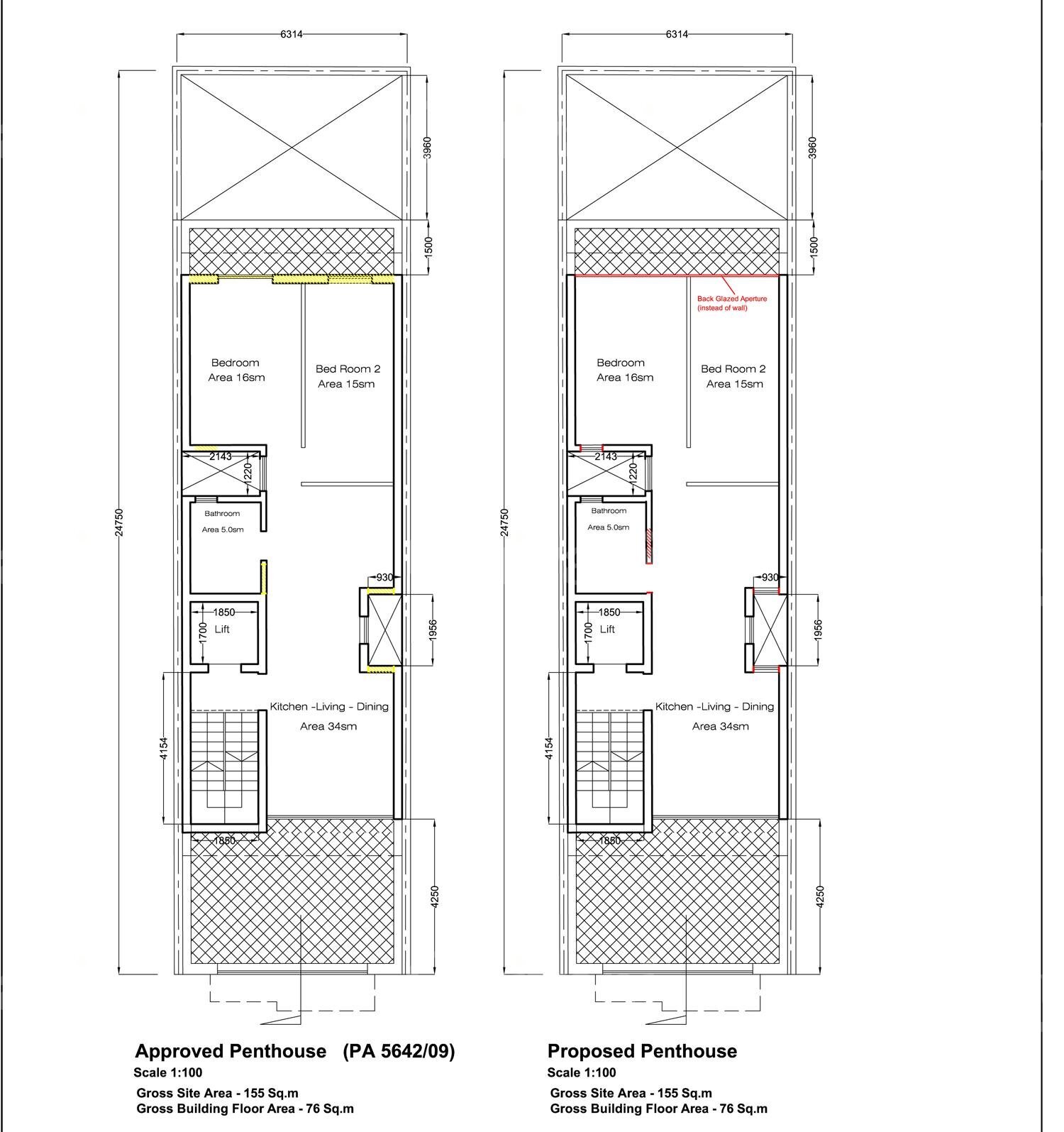 Kalkara, Shell form Penthouse
