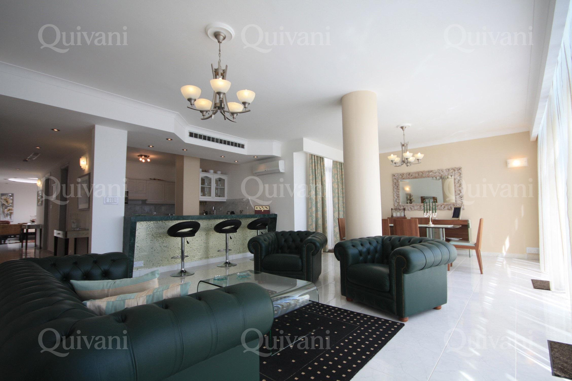 St Julians, Furnished Seafront Duplex Penthouse