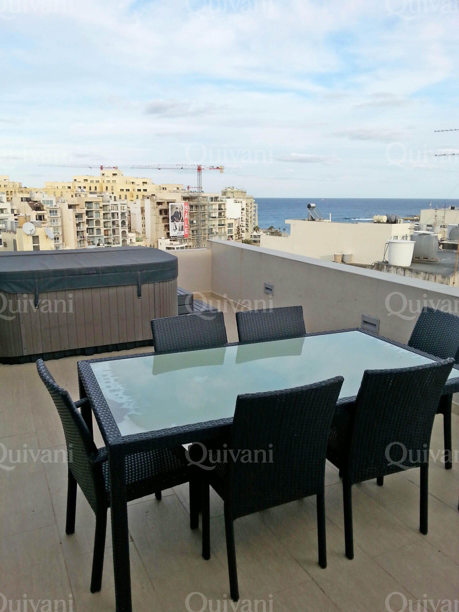 St Julians, Furnished Penthouse