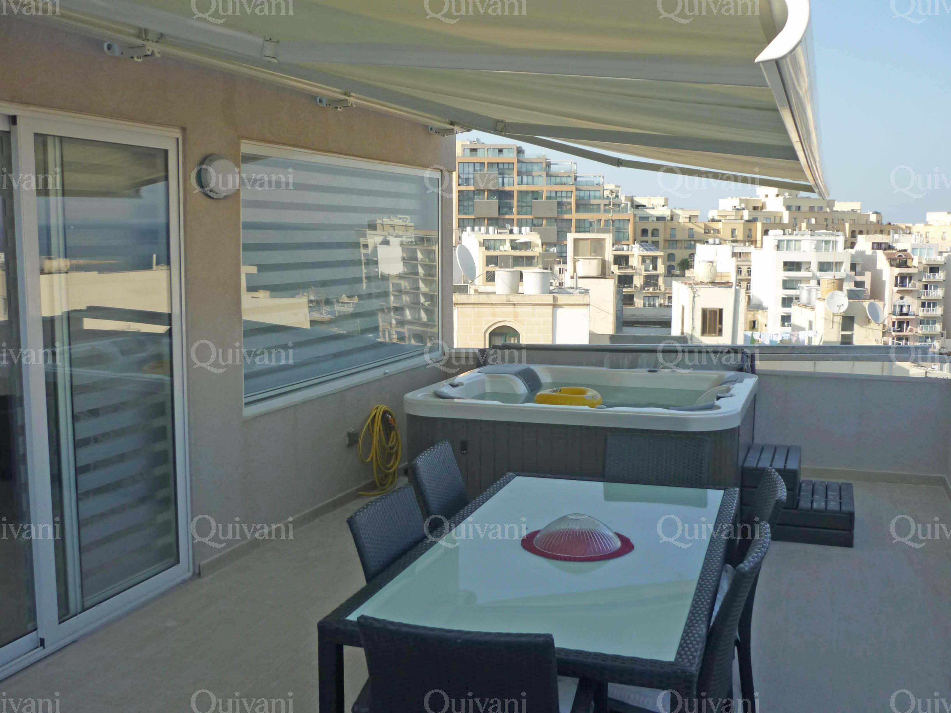St Julians, Furnished Penthouse