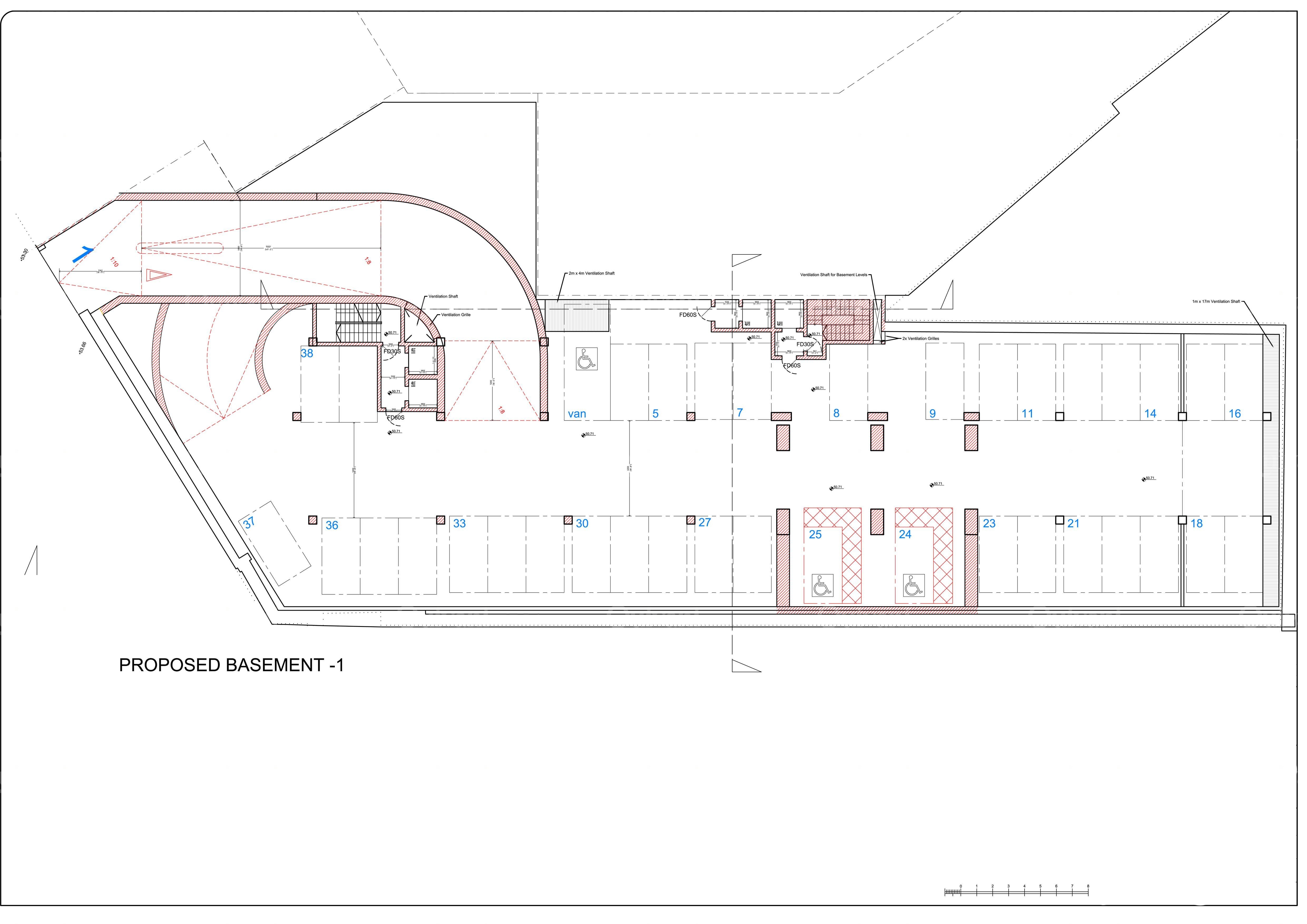 Santa Venera, Finished Office Block
