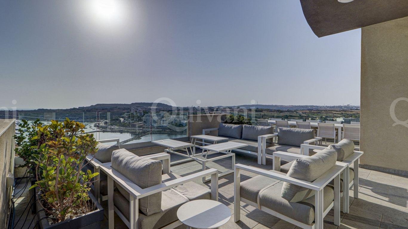 Qawra, Furnished, Penthouse