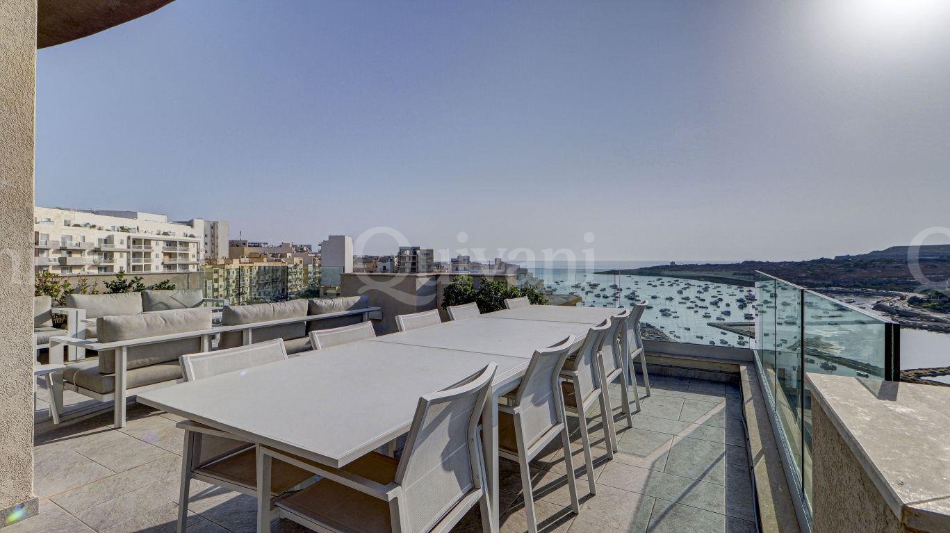 Qawra, Furnished, Penthouse