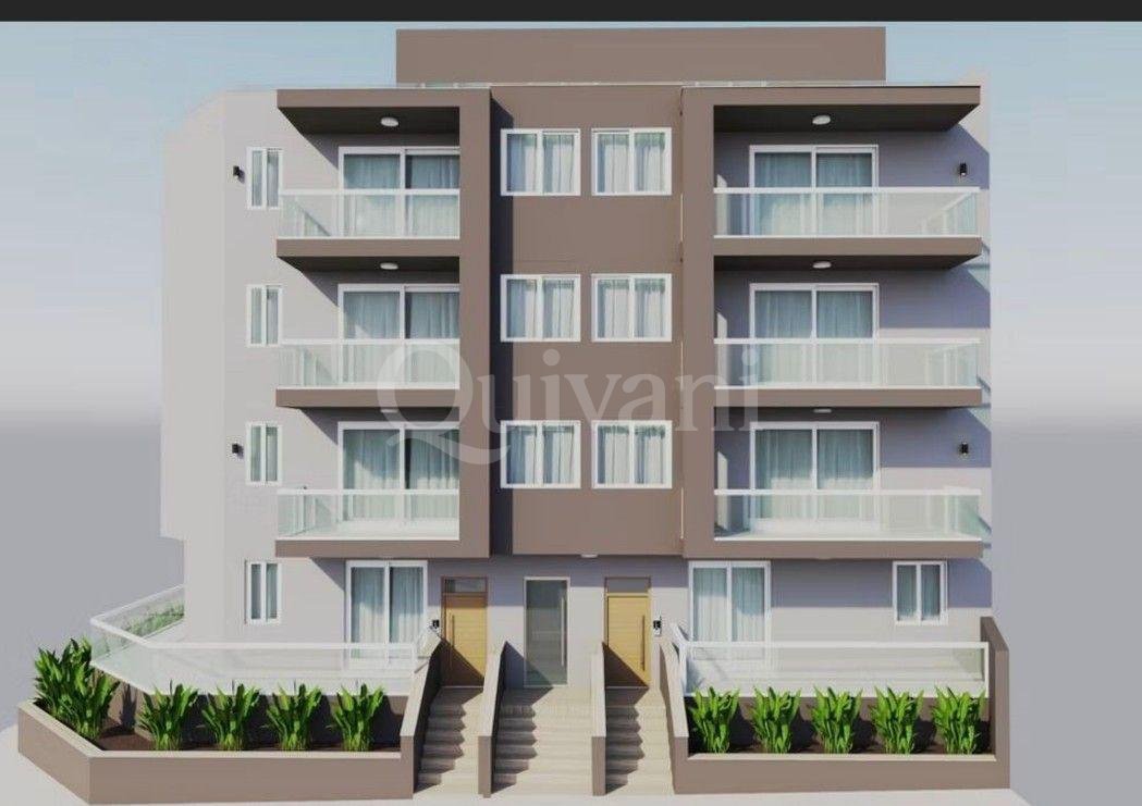 Squarish, corner 2 bedroom apartment