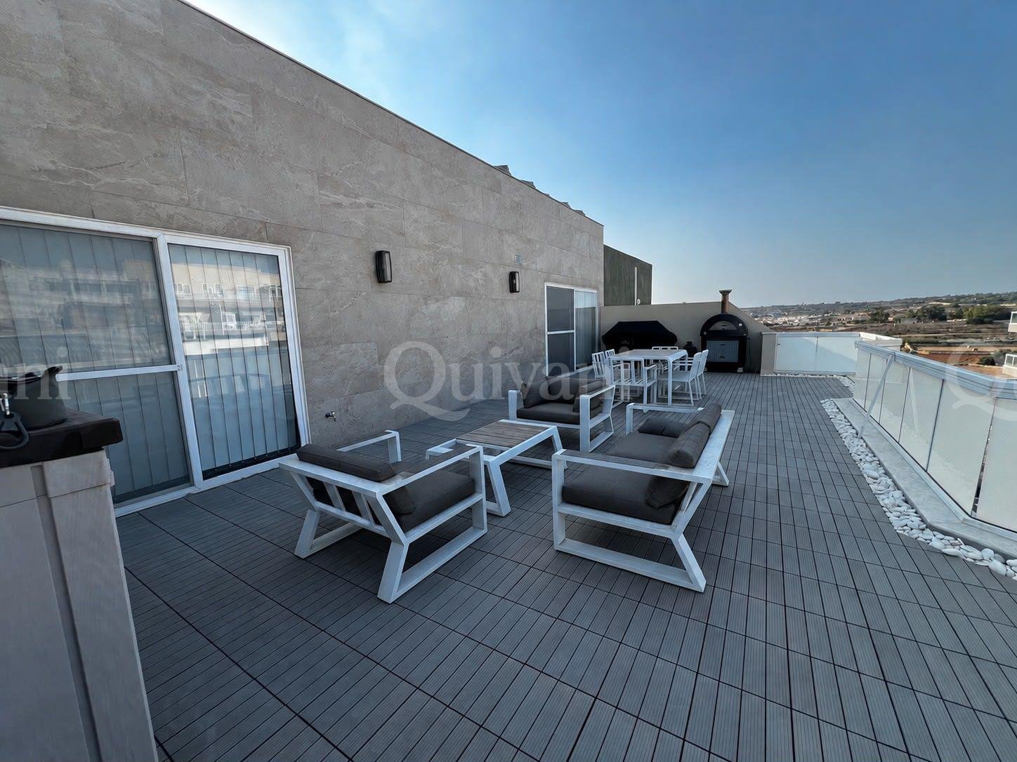 Marsascala, Furnished Penthouse