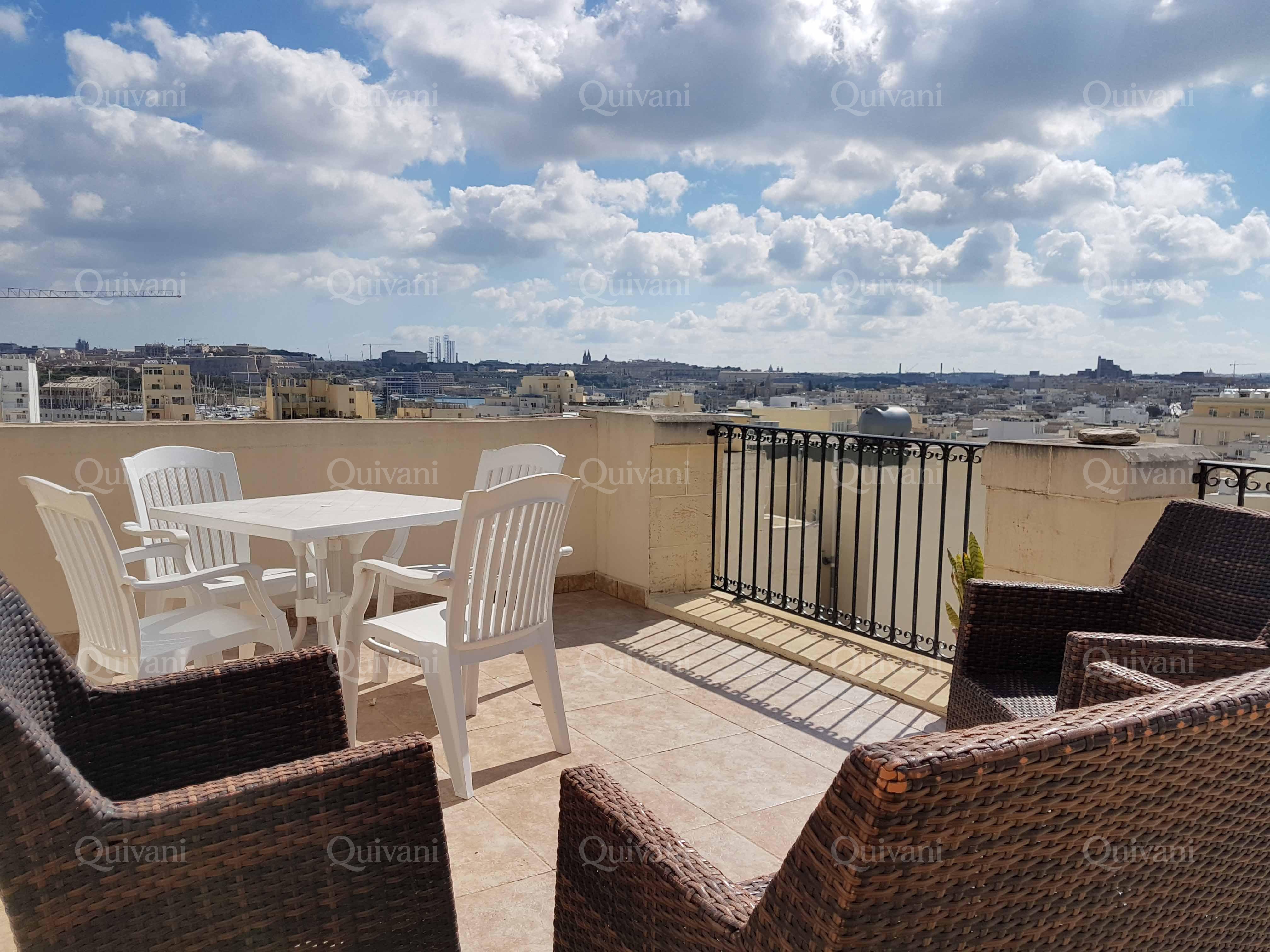 Gzira, Furnished Penthouse