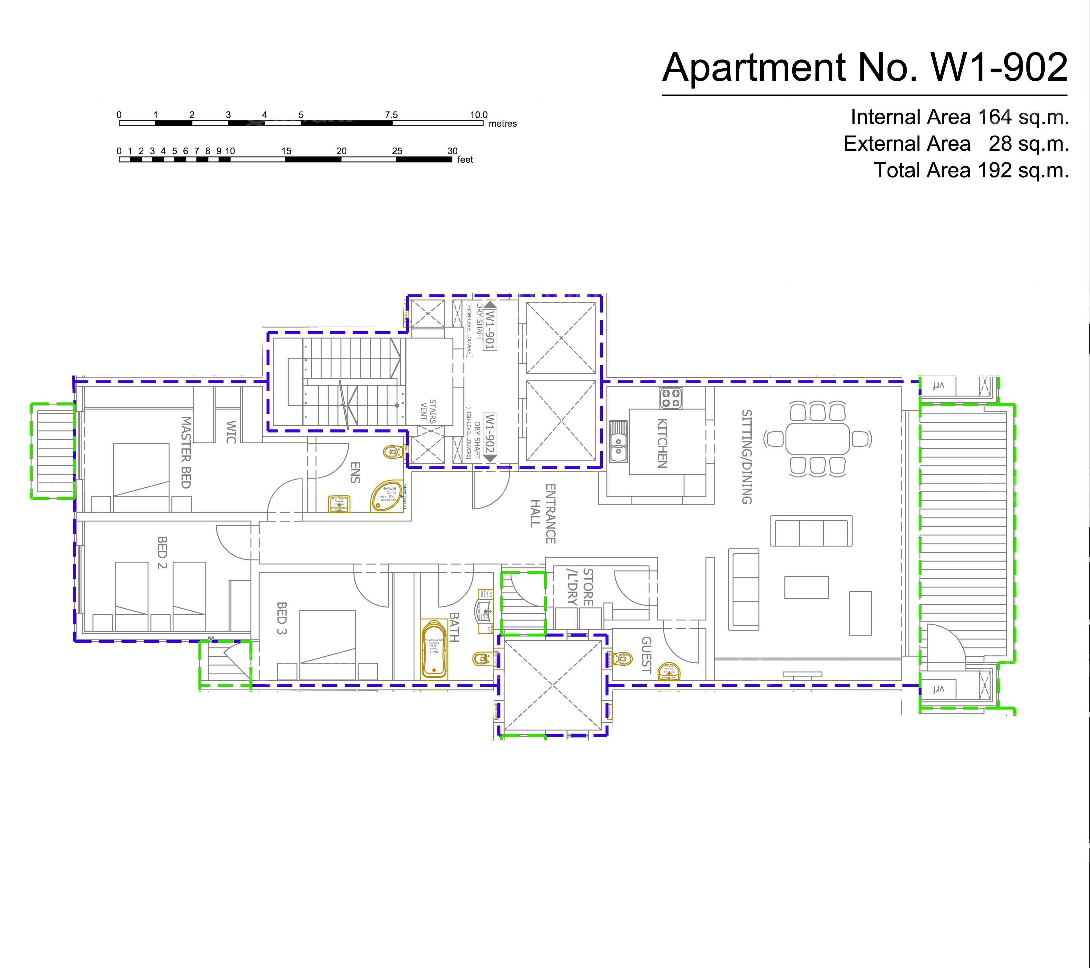 Fort Cambridge, Finished Apartment