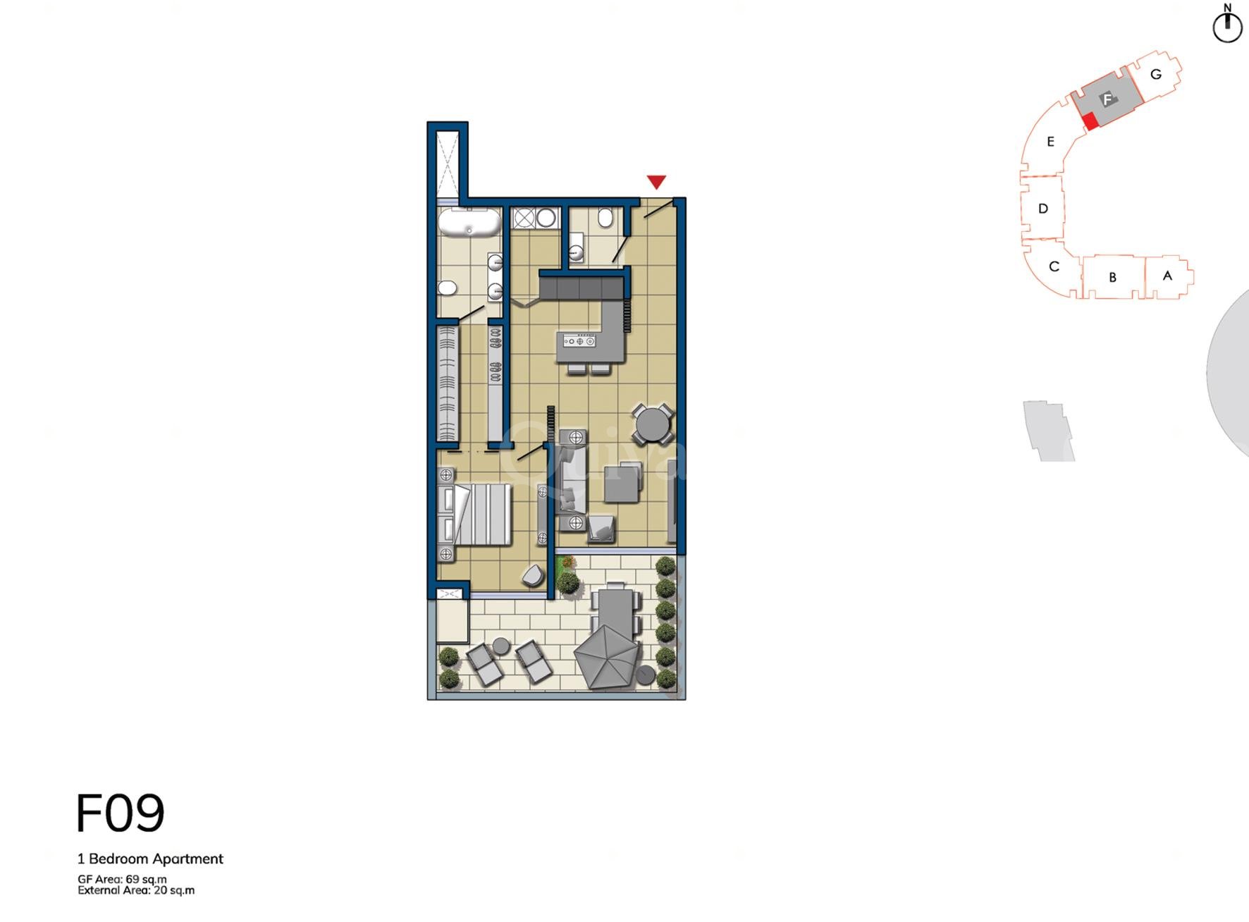 The Shore Line at Smart City, Finished Apartment