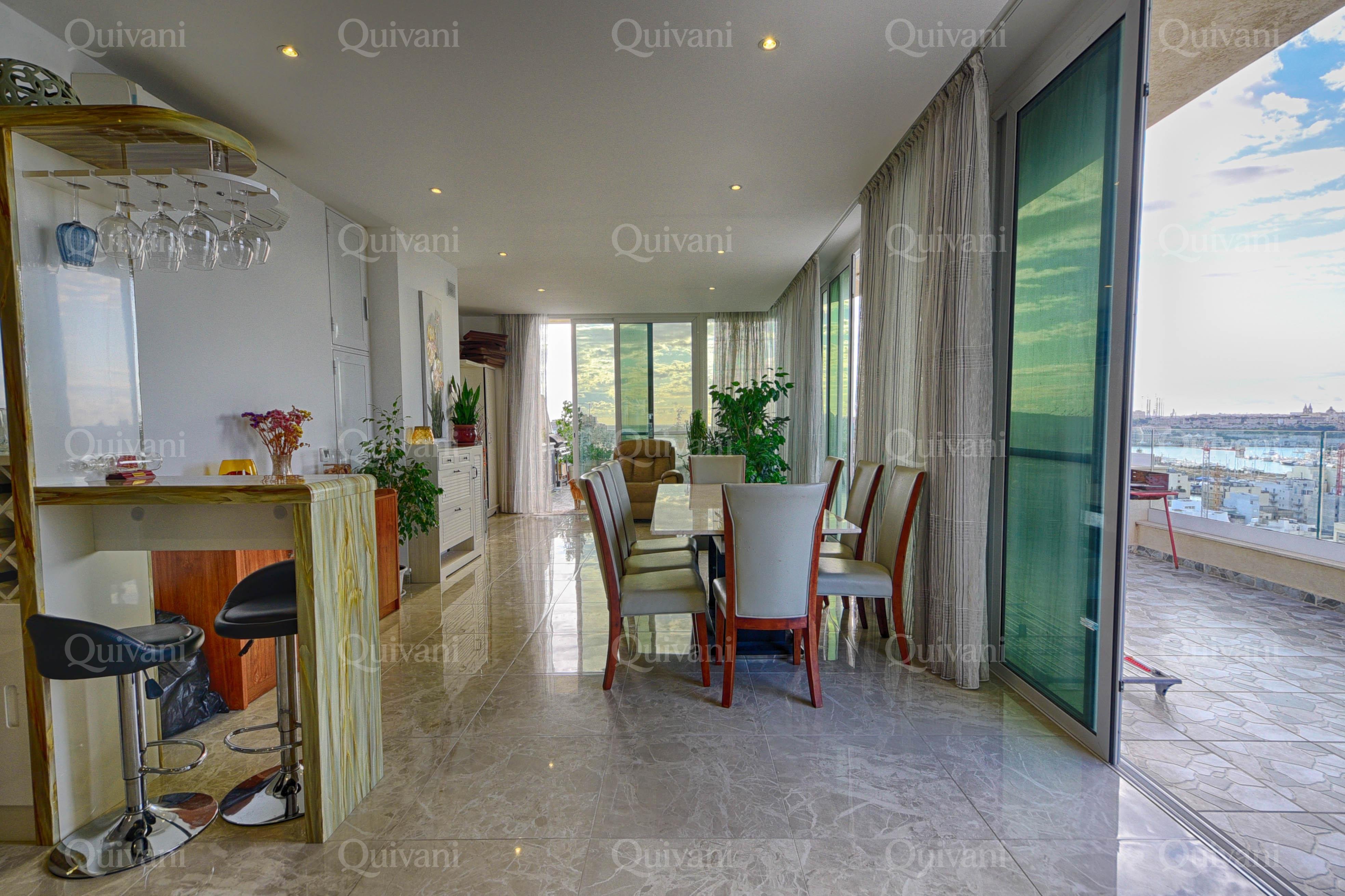 Gzira, Furnished Penthouse