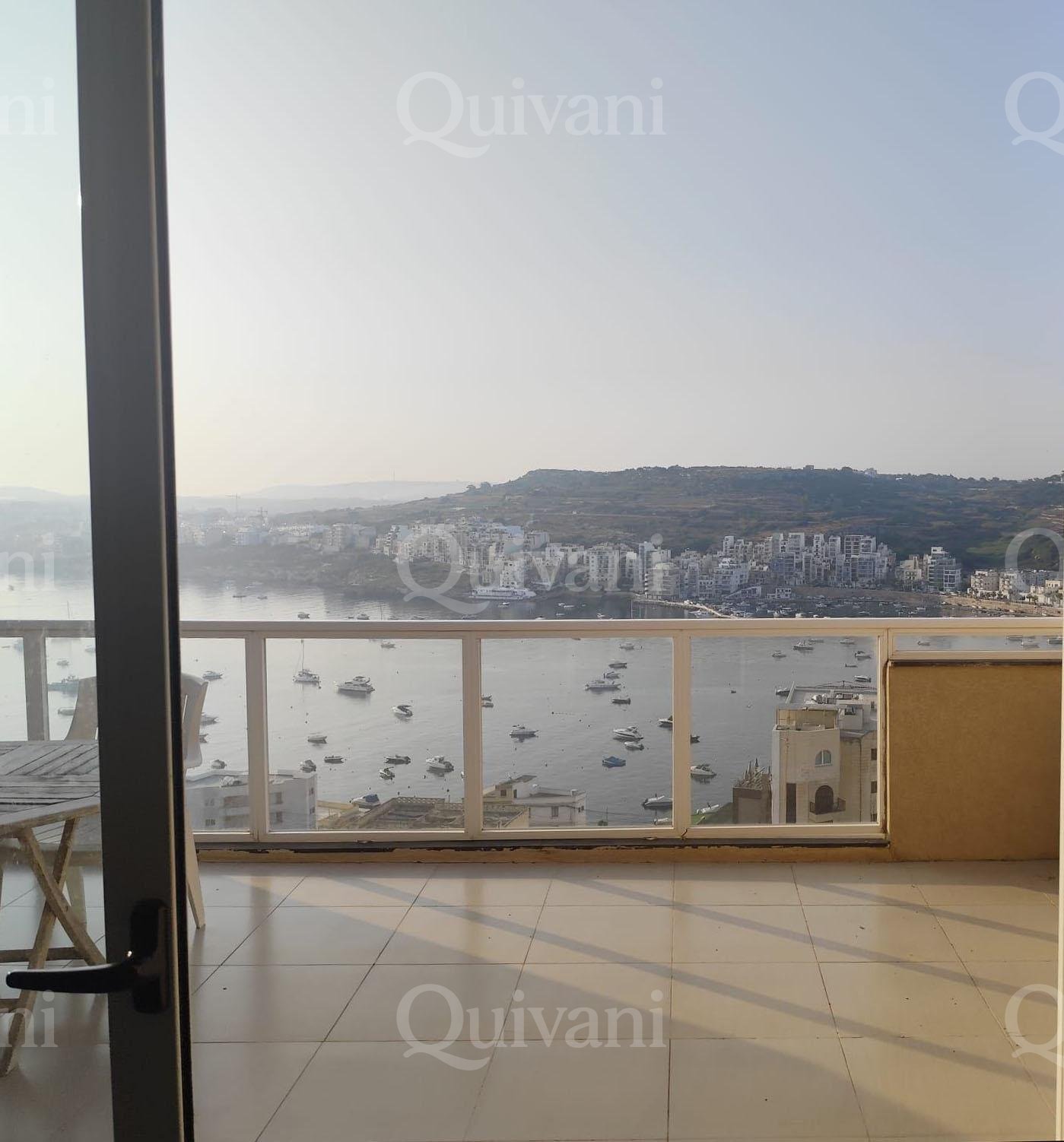 Xemxija, Furnished Penthouse