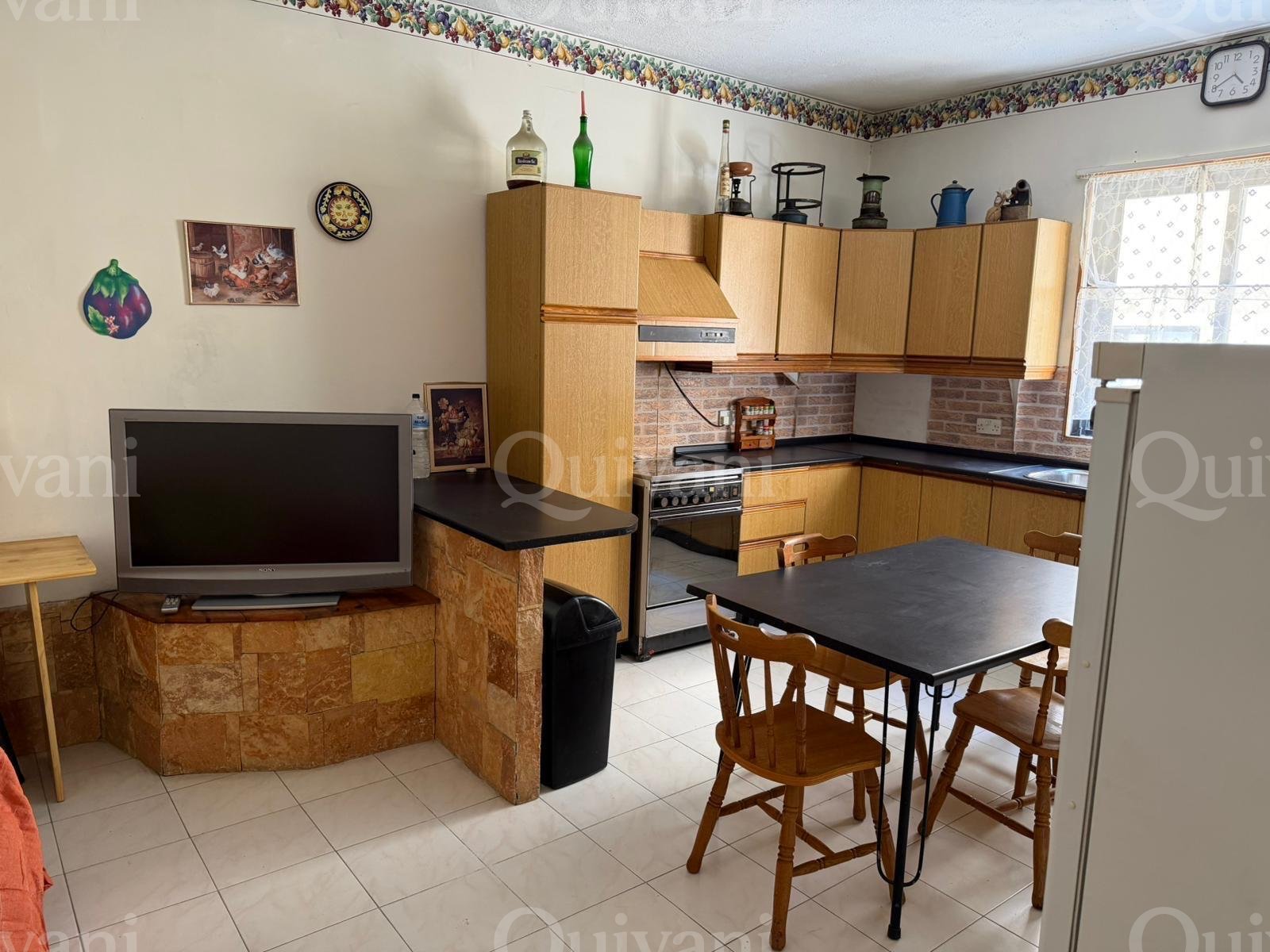 Partly furnished 2nd floor apartment