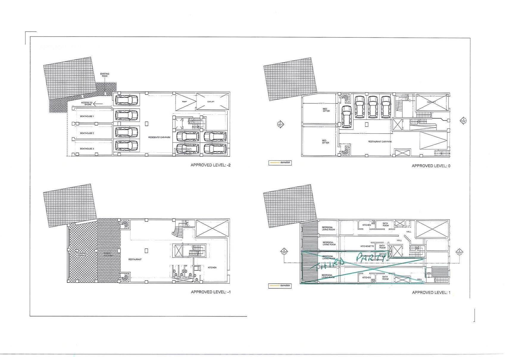 St Julians, Shell form Block of Apartments
