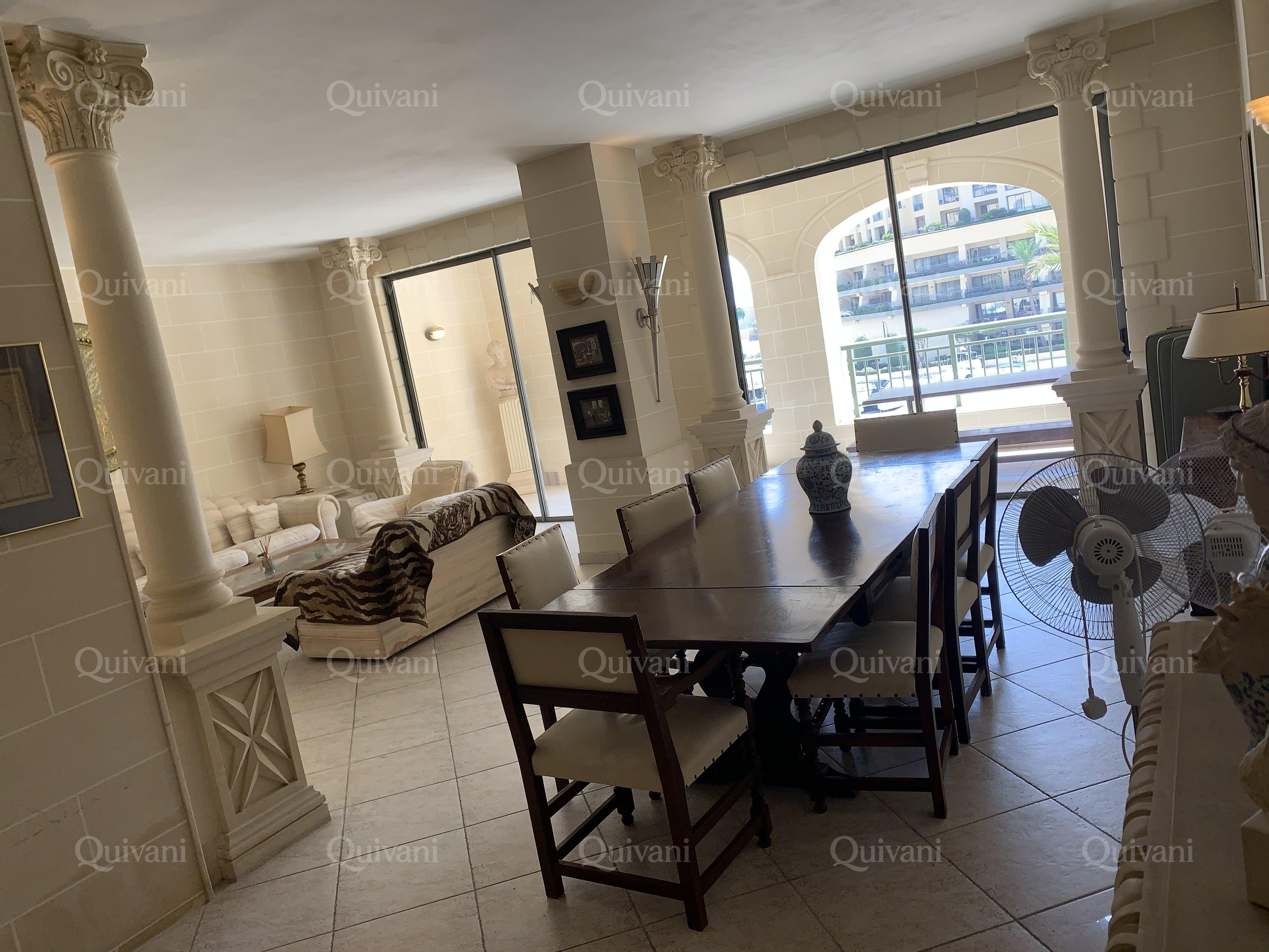 Portomaso, Partly Furnished Apartment