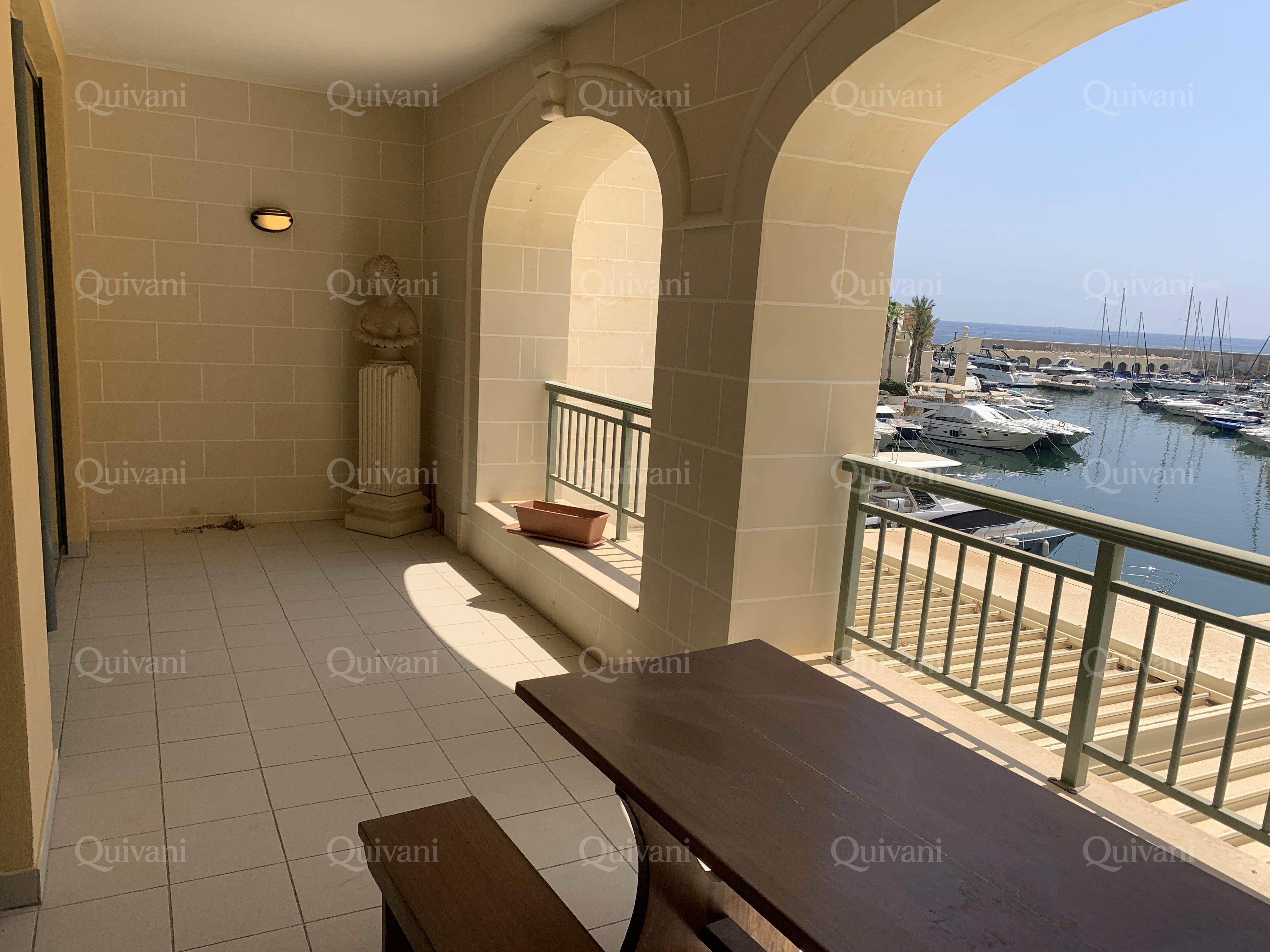 Portomaso, Partly Furnished Apartment