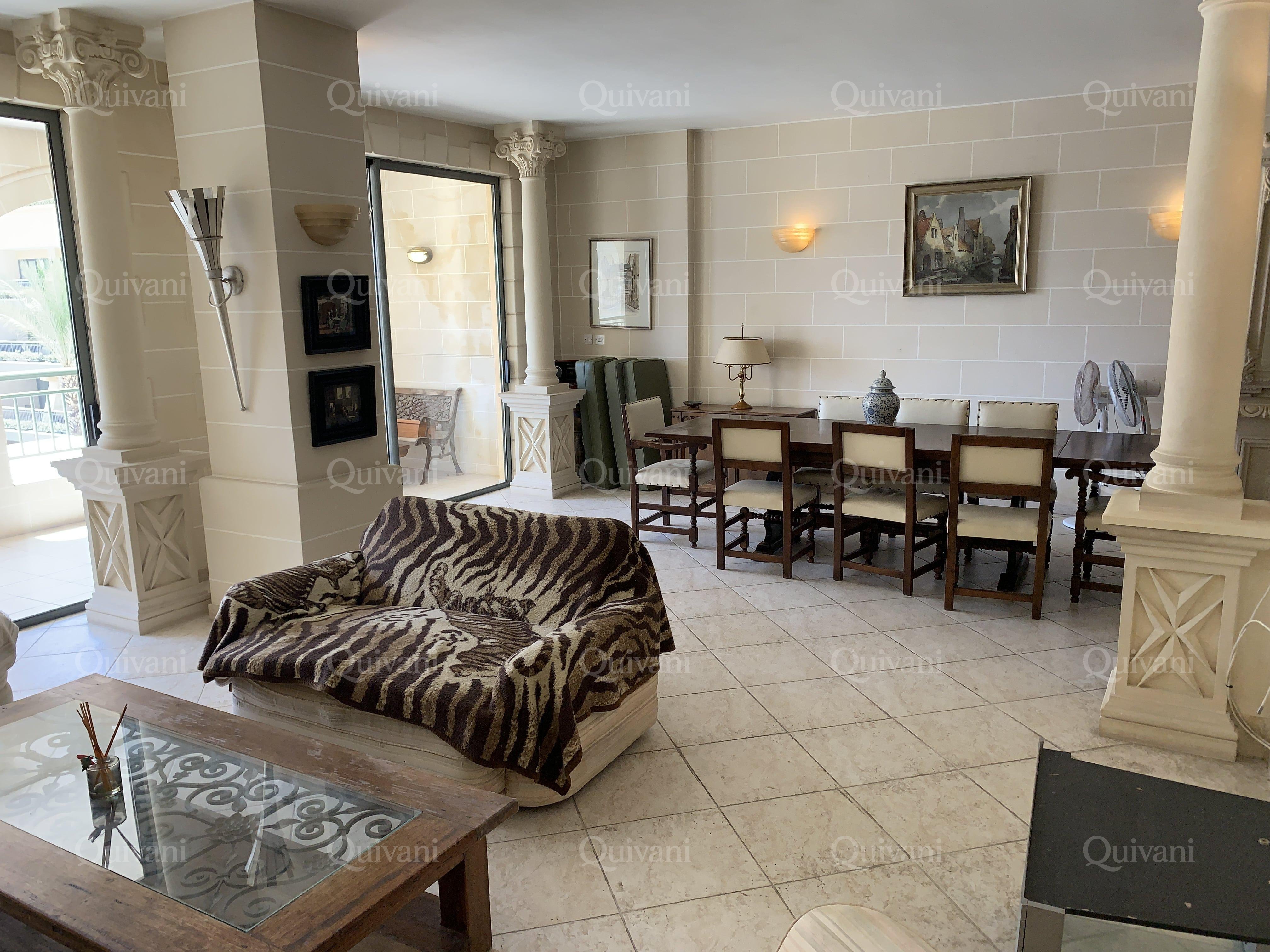 Portomaso, Partly Furnished Apartment