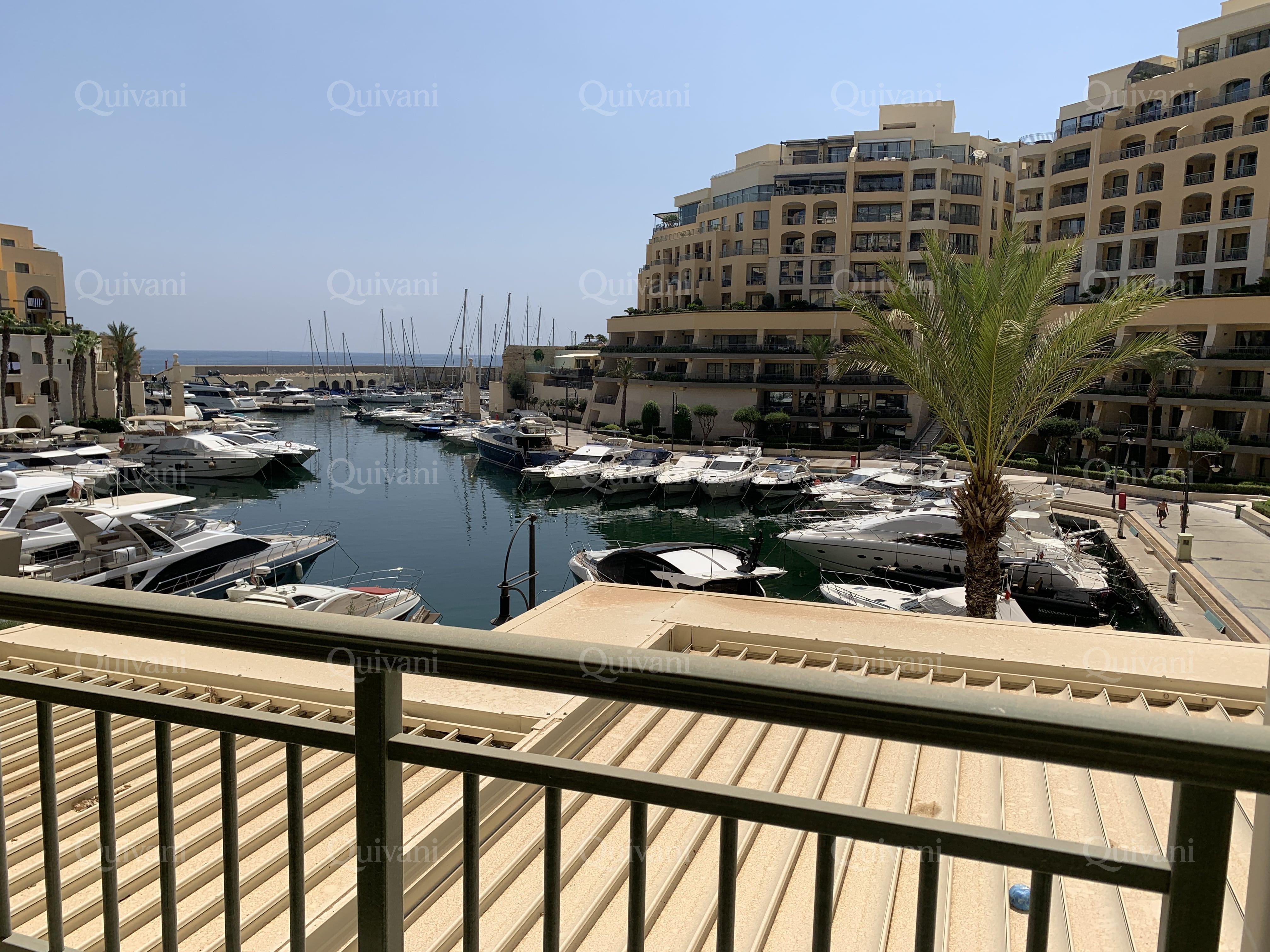 Portomaso, Partly Furnished Apartment