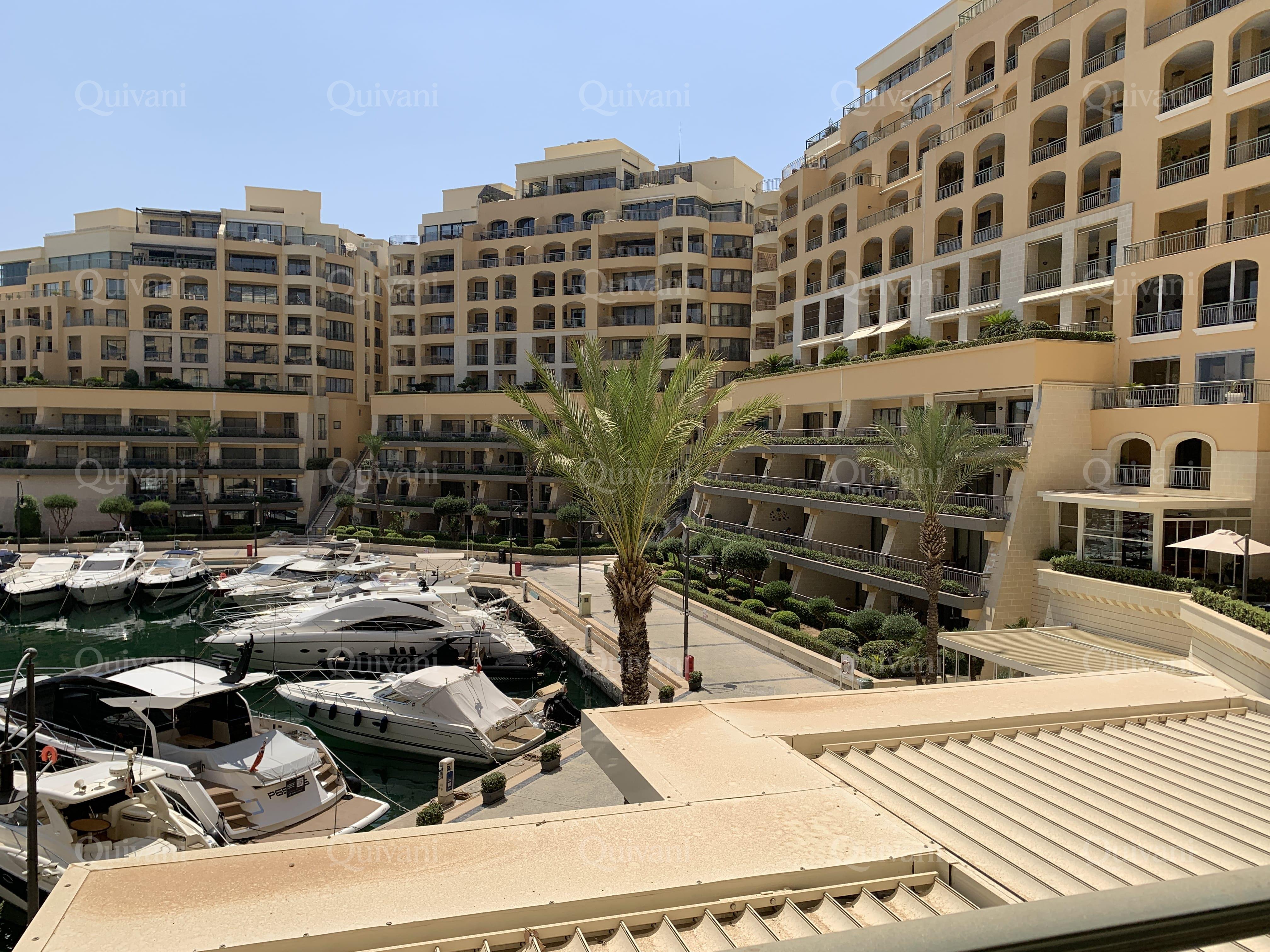 Portomaso, Partly Furnished Apartment