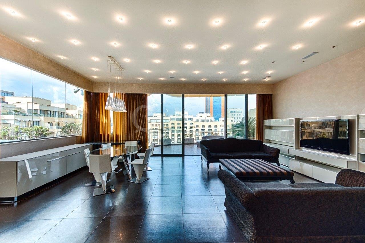 Portomaso, Furnished Penthouse