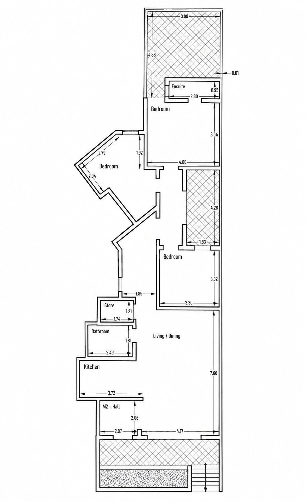 Semi basement 3 bedrooms maisonette