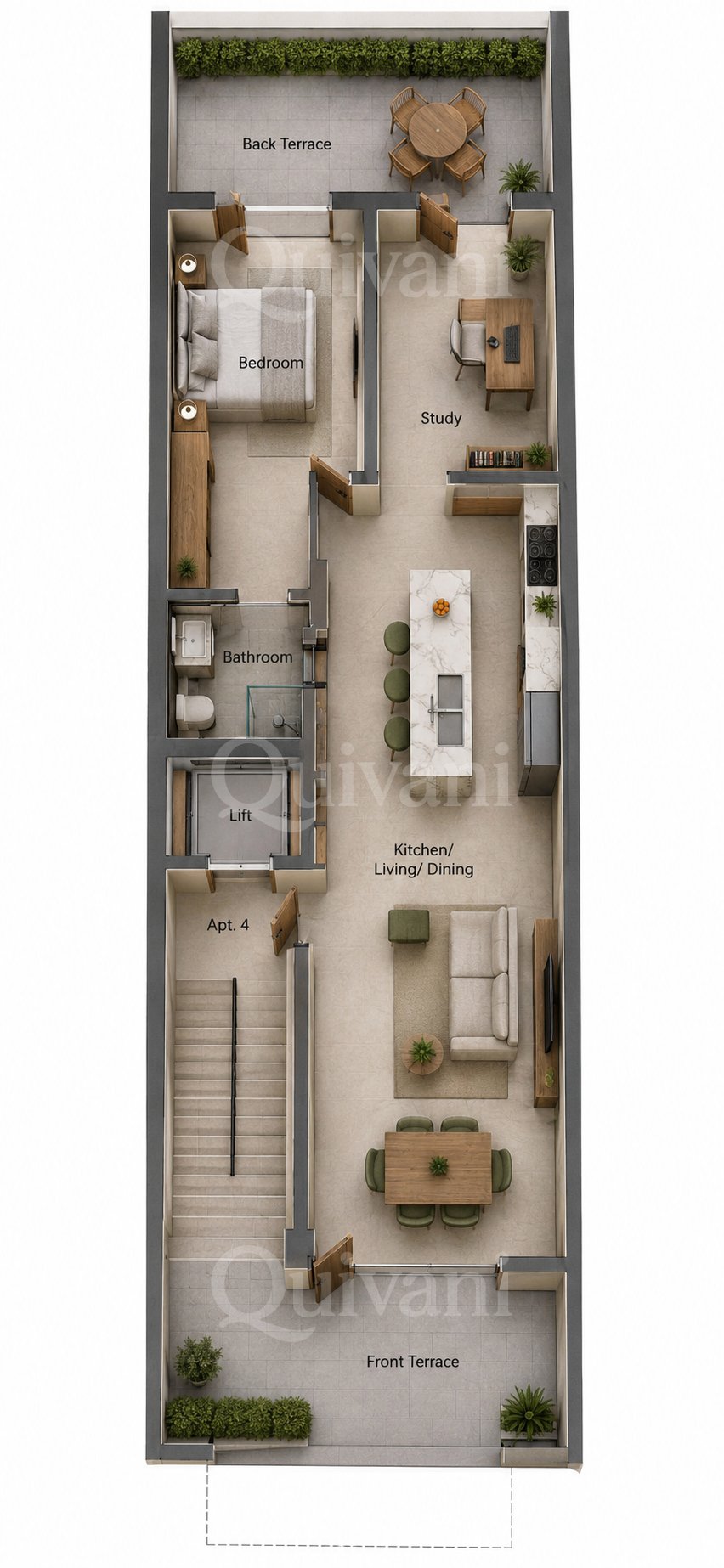 Qormi Finished Penthouse