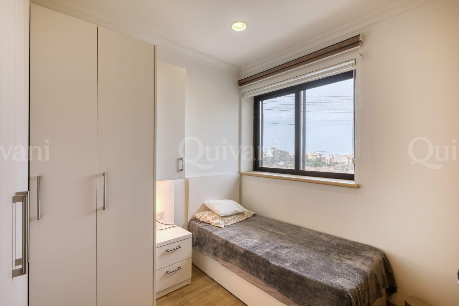 Furnished First Floor Maisonette with one car garage