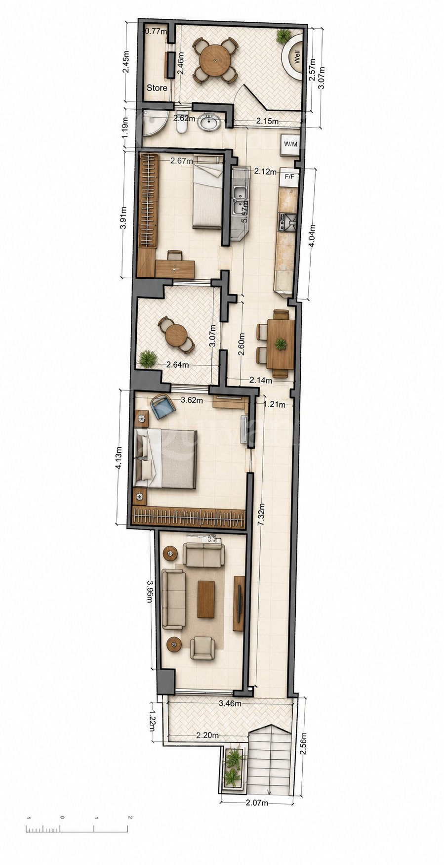 Birkirkara Furnished Elevated Maisonette