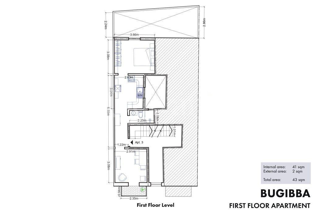 Bugibba 1-Bedroom First Floor Apartment
