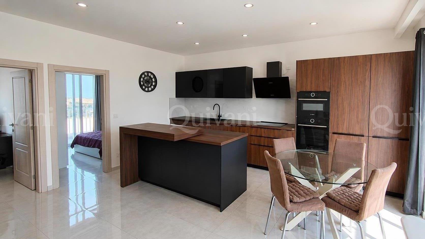 Mgarr, Furnished Penthouse 1 Bedroom + Study with Views