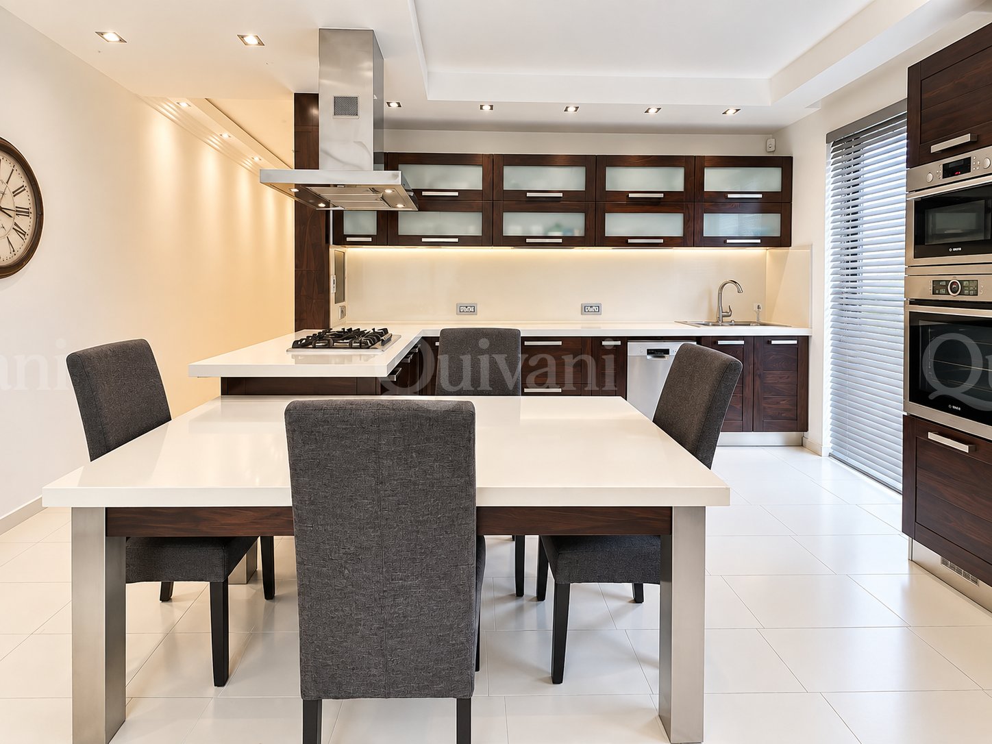 Furnished Second Floor Corner apartment with Garage