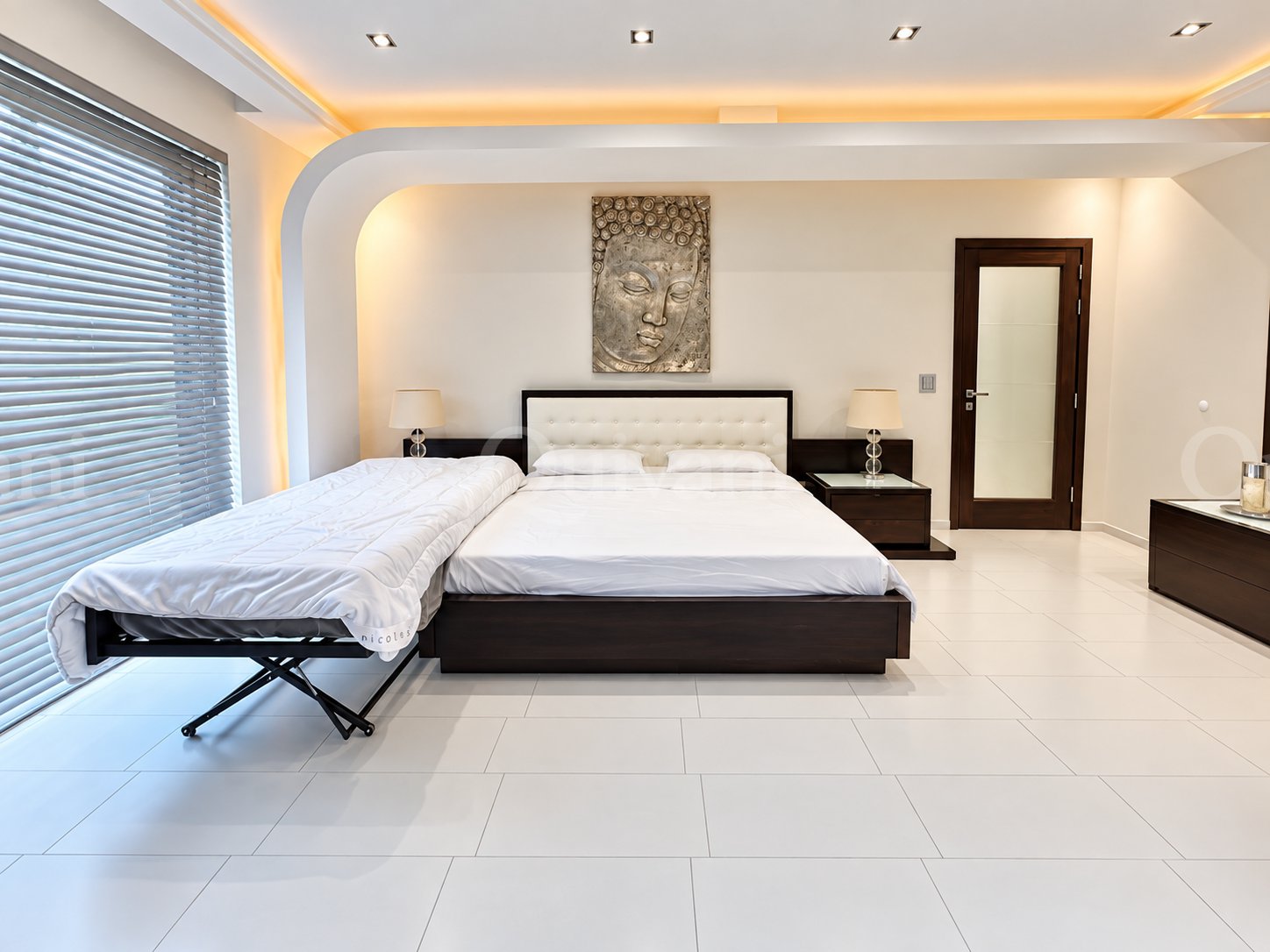 Furnished Second Floor Corner apartment with Garage
