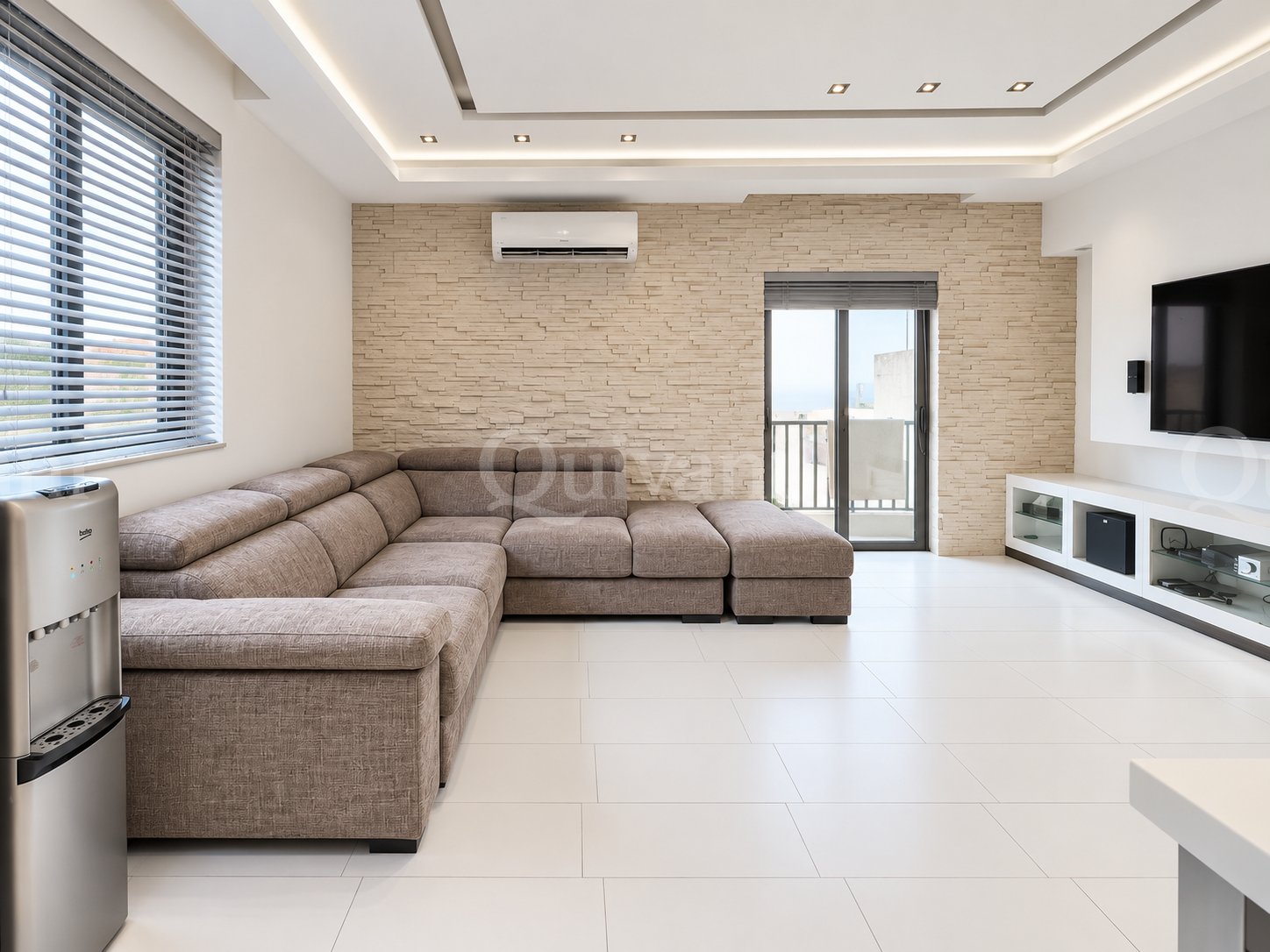 Furnished Second Floor Corner apartment with Garage