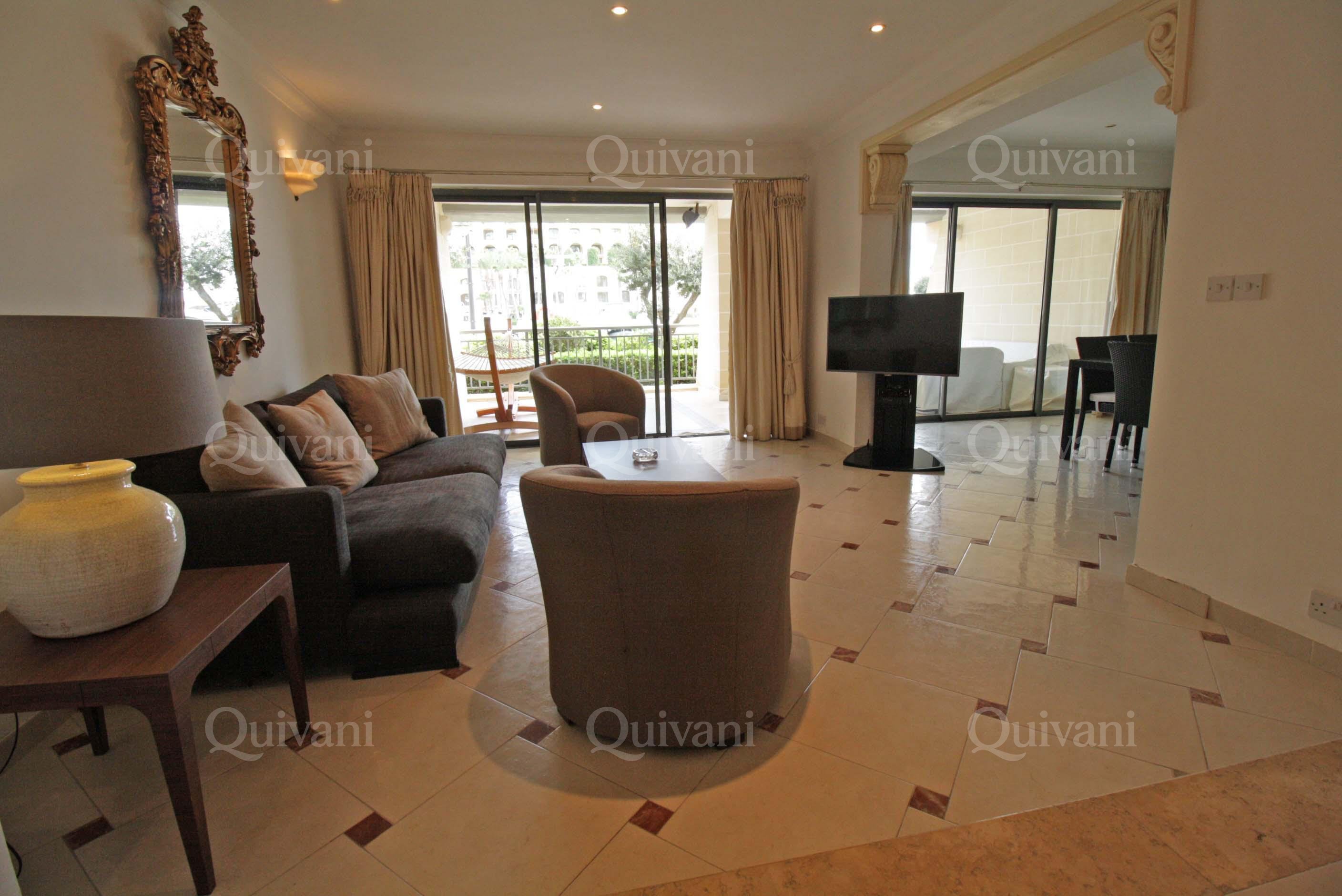 Portomaso, Furnished Apartment